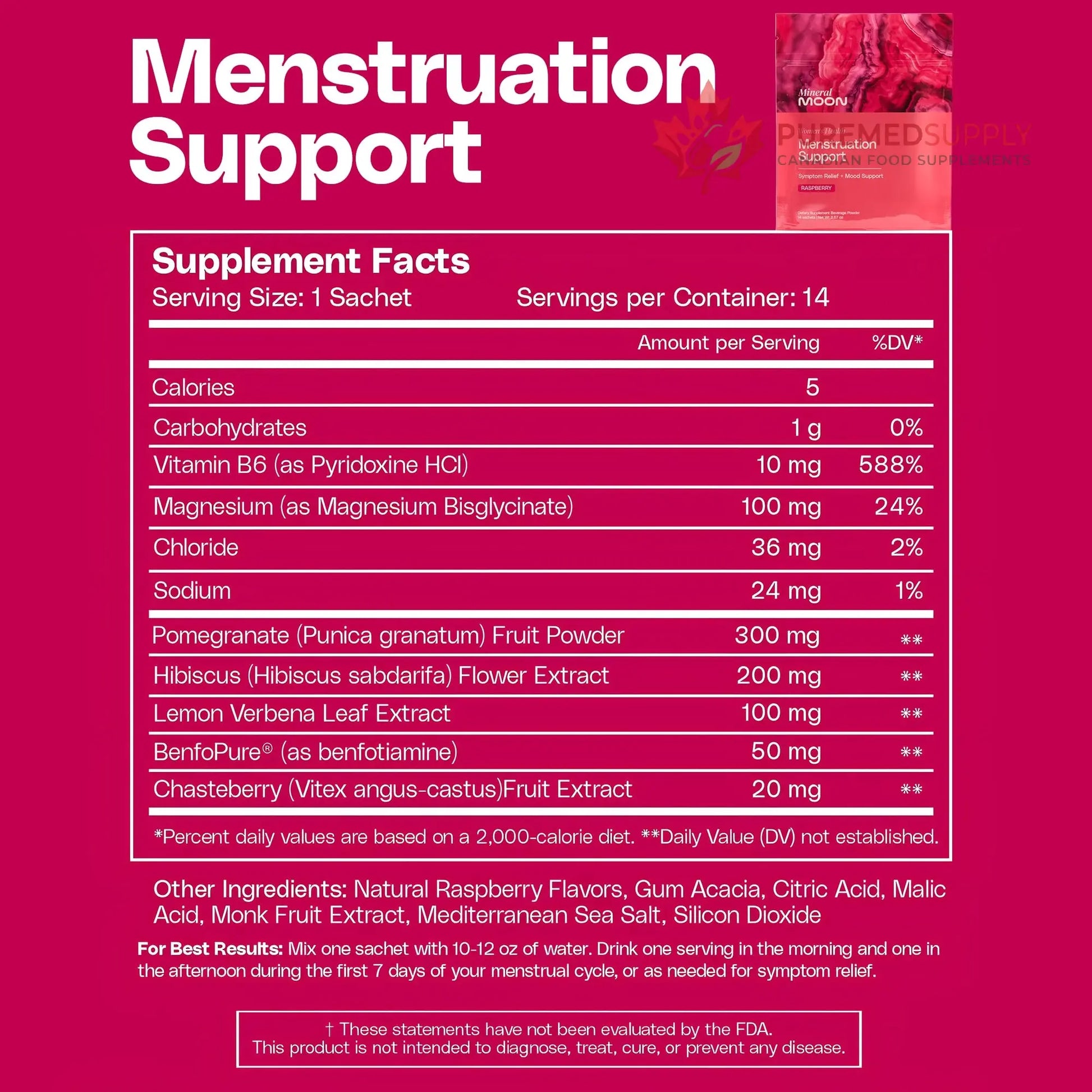 Mineral Moon Hormonal Support Bundle - Menstrual Supplement + Cycle Support - Aid Ovulation, Hormonal Balance & PMS Support - Reduce Period Cramps & Fatigue - Antioxidant Ovarian Support Vitamins Mineral Moon buy supplements canada