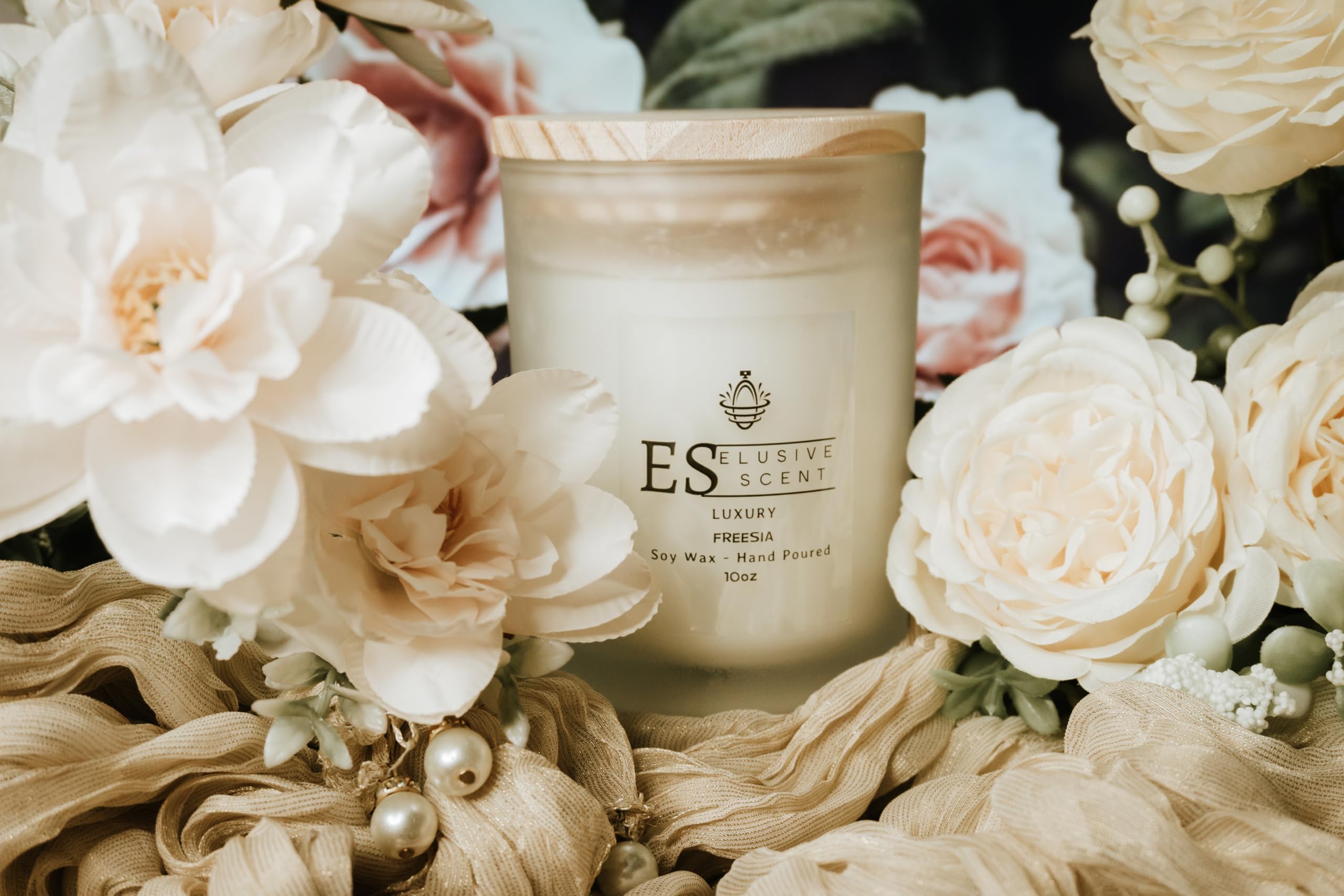 Freesia | 10oz | Luxury Candle | Scented Candle | Aromatherapy | Essential Fragrance Oils | 100% Soy Wax Elusive Scent buy supplements canada