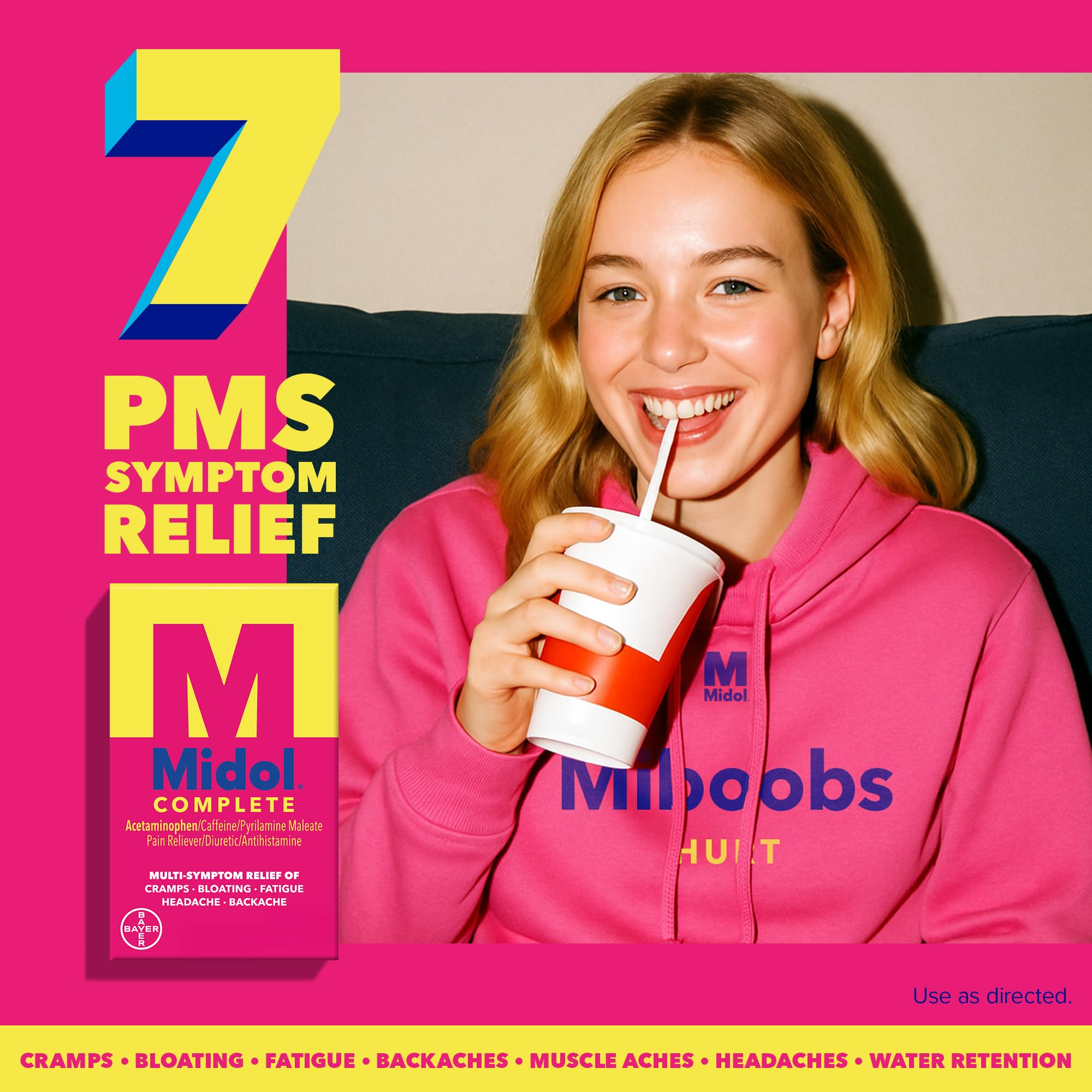 Midol Complete Menstrual Pain Relief Caplets, 40 Count - Provides Cramp, Headache, and Bloating Relief Midol buy supplements canada