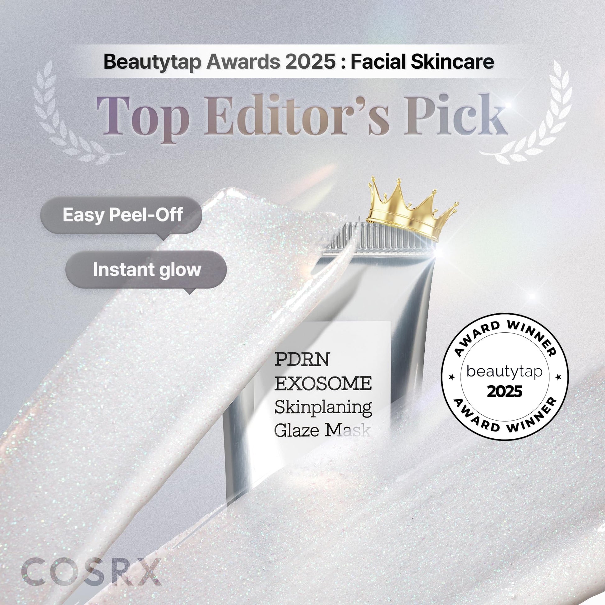 COSRX PDRN EXOSOME Glaze Wrapping Mask with SALMON DNA PDRN, Easy Peel-Off Overnight Mask for Glass Skin, Firmness COSRX buy supplements canada