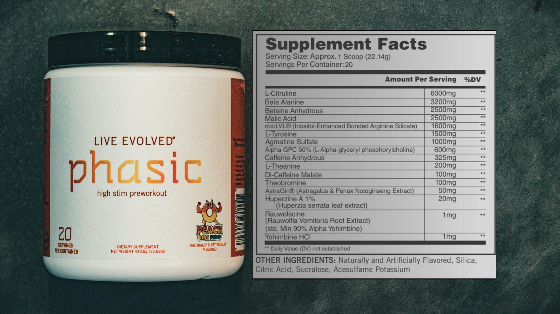Live Evolved Phasic - High Stim Pre Workout for Men & Women - Energy | Pump | Nootropics Live Evolved buy supplements canada