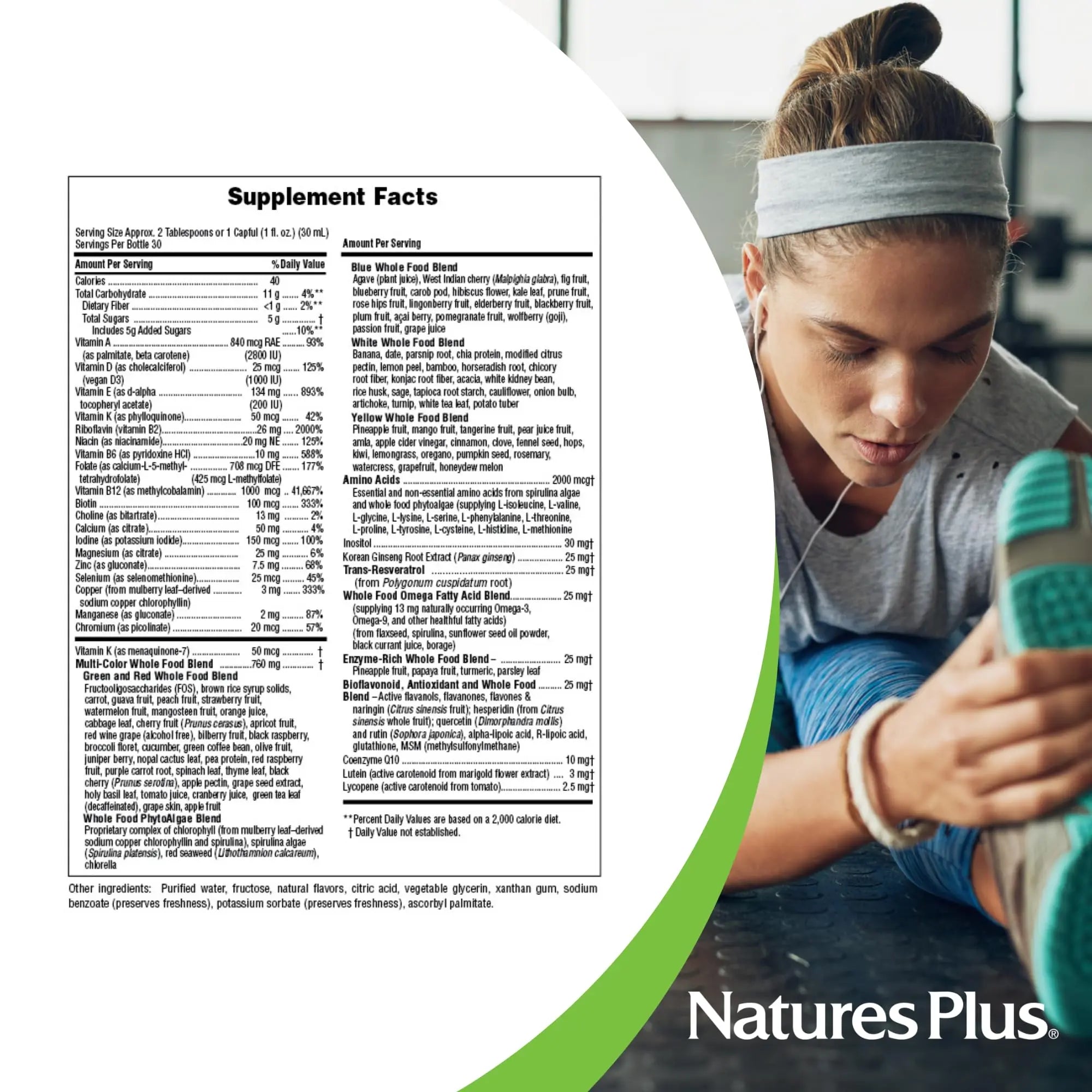 NaturesPlus Source of Life Gold Multivitamin Liquid - 30 oz - with Vitamins D3, B12 & K2 - Blood, Bone & Immune Support - Vegetarian & Gluten Free - 30 Servings NaturesPlus buy supplements canada
