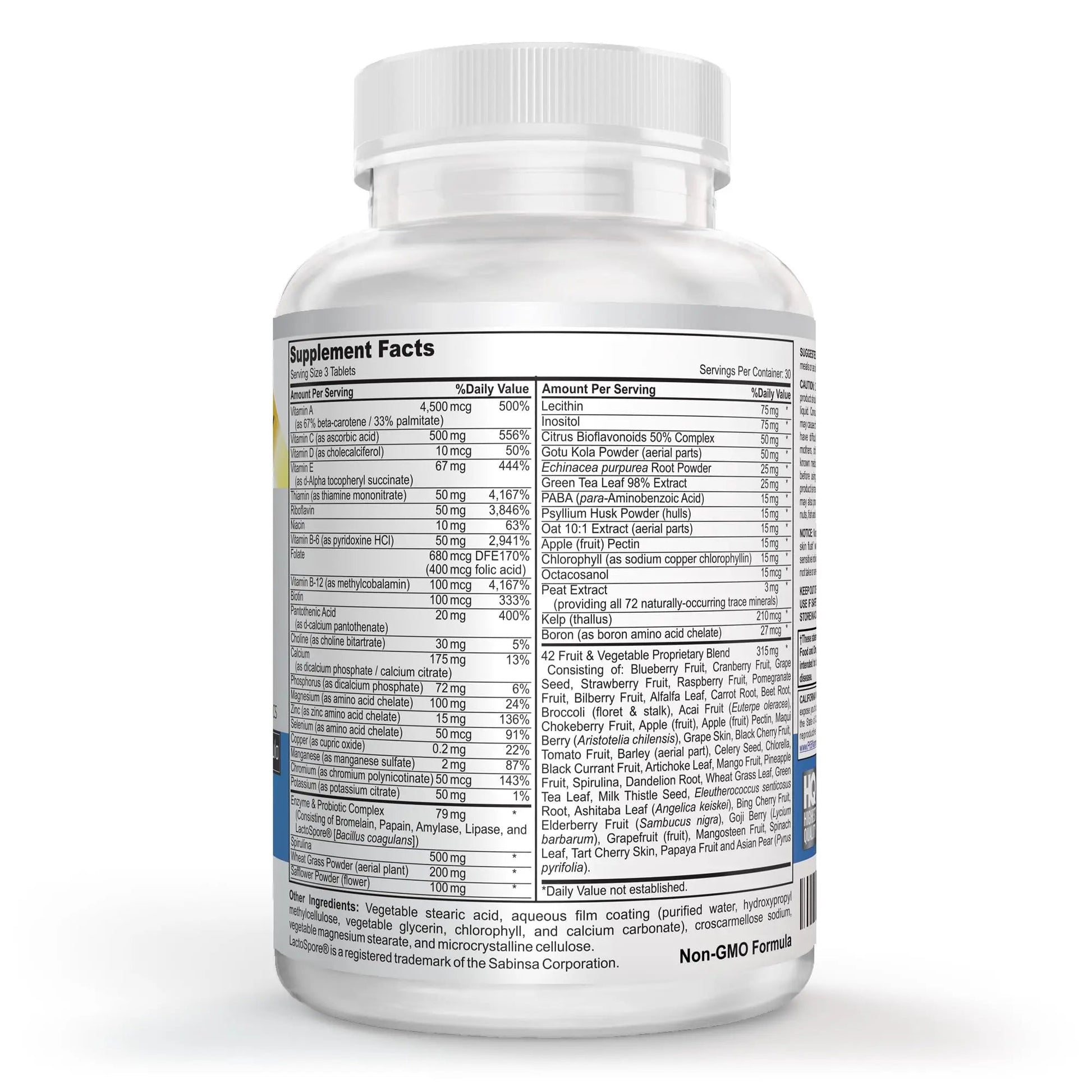 Vegan Whole Food Multivitamin & Mineral - Vitamins A B1 B2 B6 B12 C D3 E & 110 Super Foods, Herbs, Greens & Reds Vitalité Now! buy supplements canada