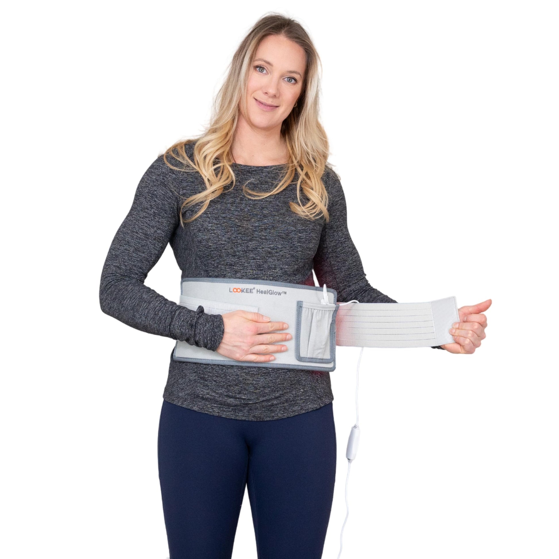 LOOKEE HealGlow Pro Medical Infrared & Red-Light Therapy Belt - LED Technology - 60W Powerful LOOKEE buy supplements canada