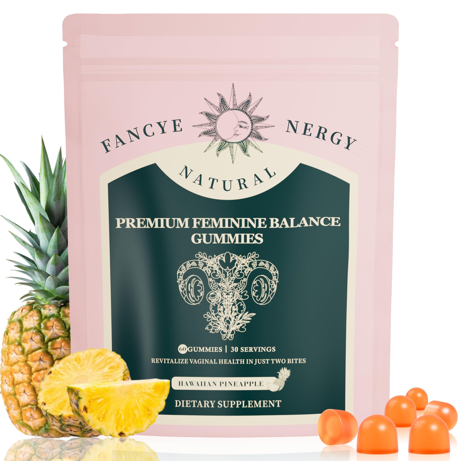 Shytrouy Premium Feminine Balance Gummies for Women - Hawaiian Pineapple Flavor for Women pH Balance & Digestive Health, Immune Support - 58 C Shytrouy buy supplements canada