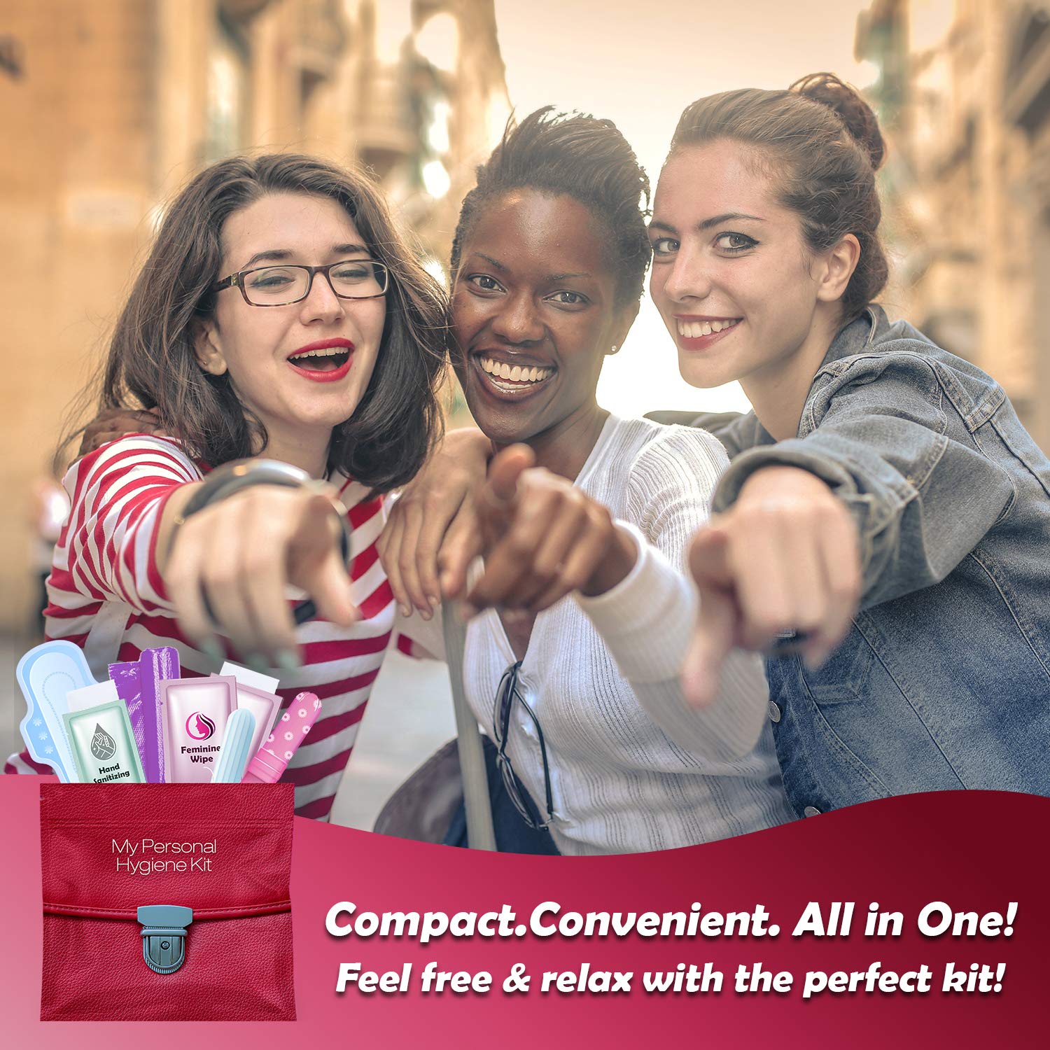 Menstrual Kit All-in-One | Convenience on The Go | Single Period Kit Pack for Travelling, Tweens pH Advantage buy supplements canada