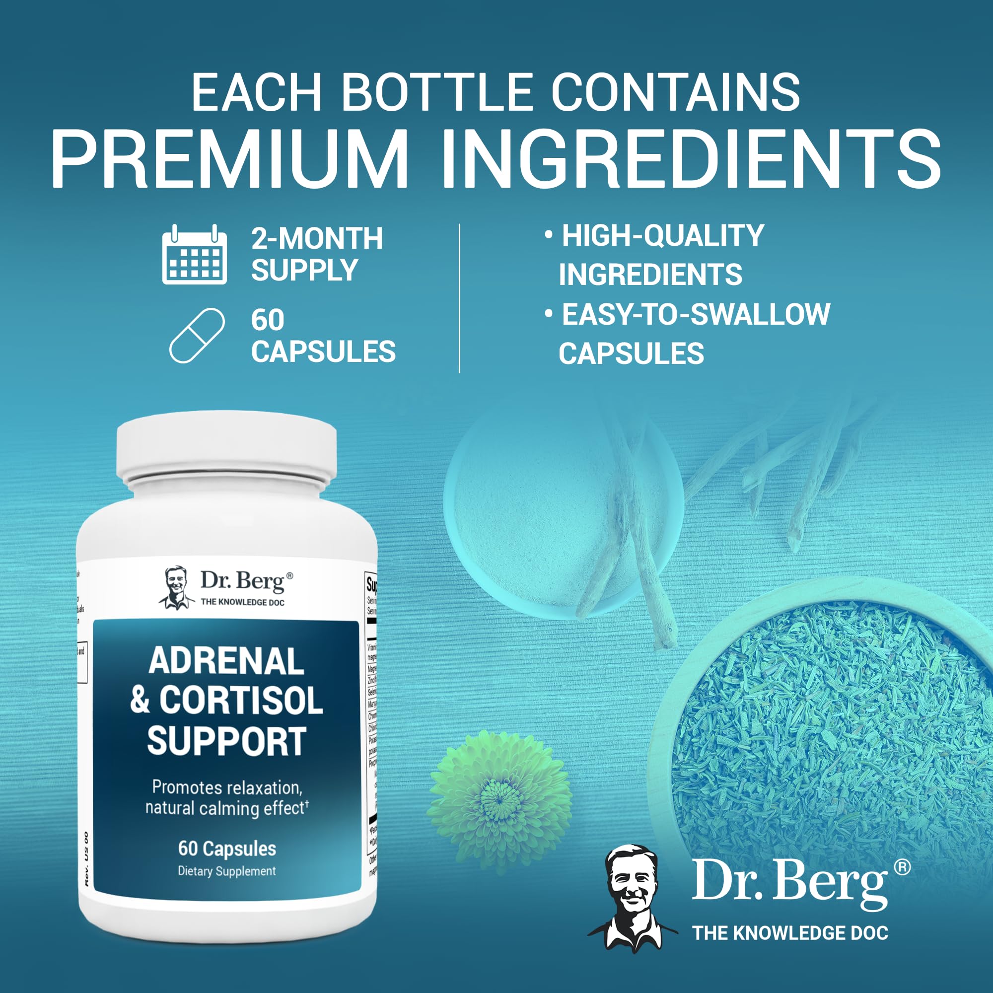 Dr. Berg Adrenal & Cortisol Supplement New Formula - Adrenal Supplement & Cortisol Dr. Berg Nutritionals buy supplements canada