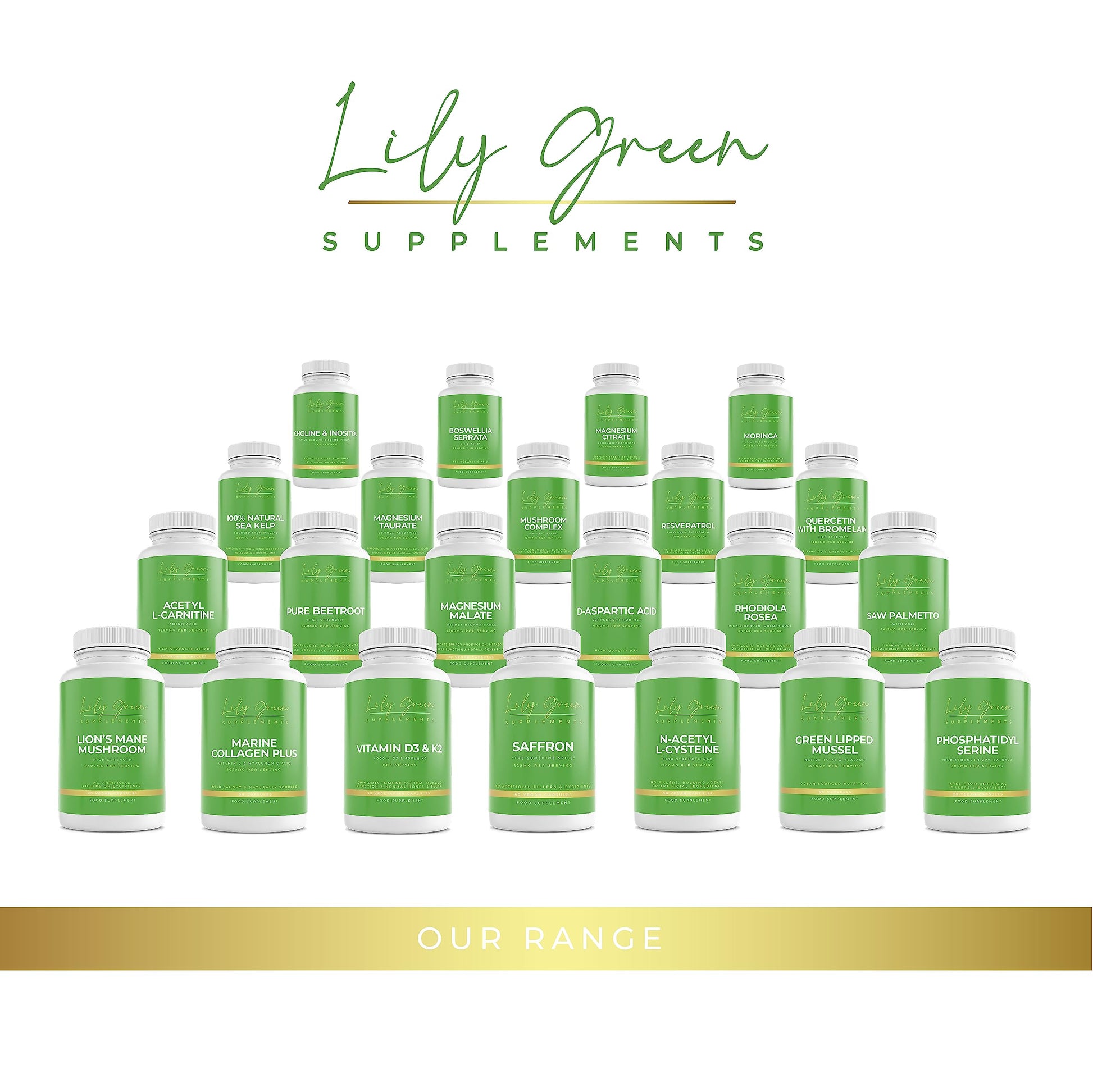 Lily Green | Marine Collagen with Hyaluronic Acid & Vitamin C - 1650mg per Serving Lily Green Supplements buy supplements canada
