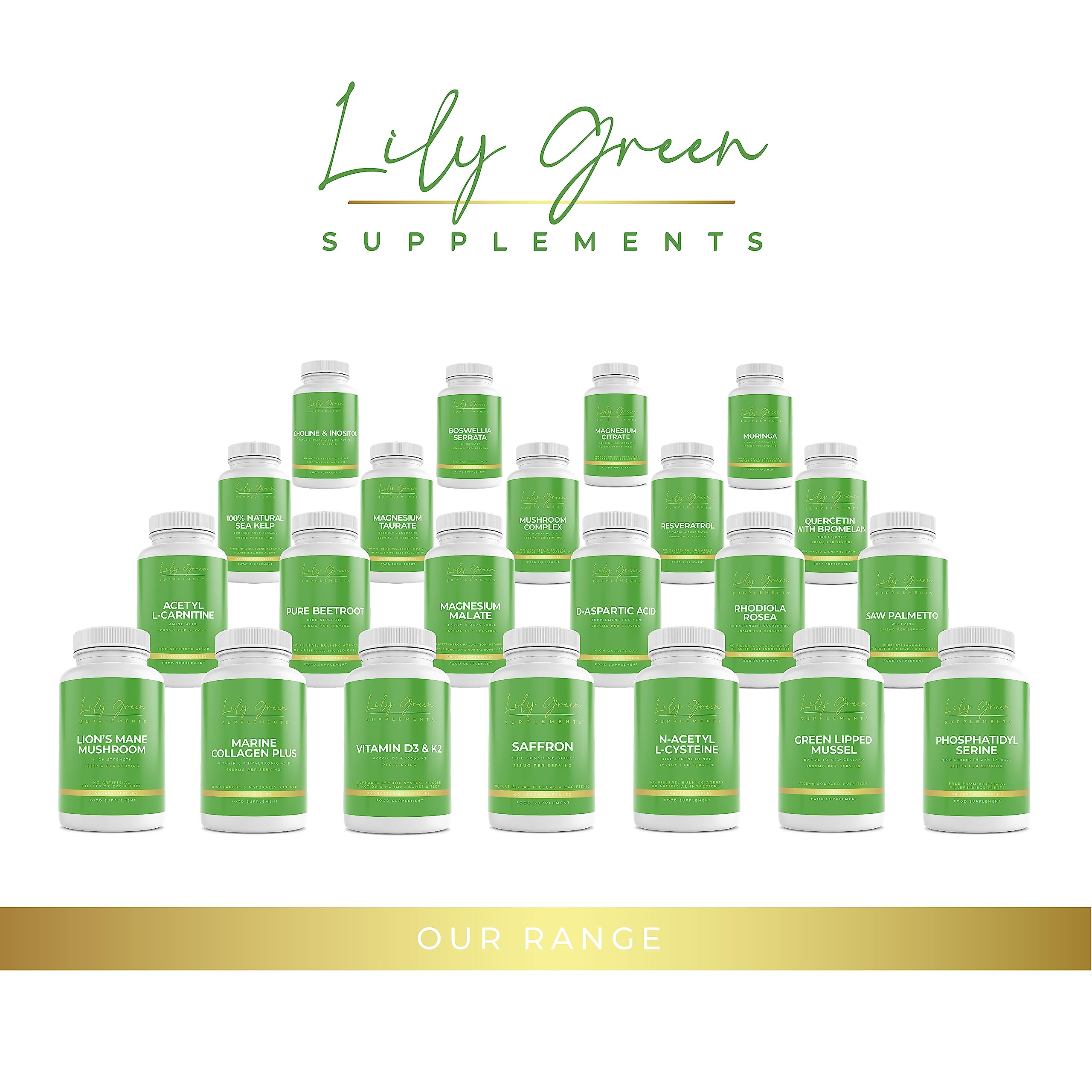 Lily Green | Marine Collagen with Hyaluronic Acid & Vitamin C - 1650mg per Serving Lily Green Supplements buy supplements canada