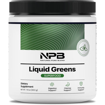 Nature's Pure Blend Super Greens Powder – Organic Greens Superfood Powder Supplements for Green Juice & Smoothie – Probiotic - Drink Mix for Energy Wellness and Digestion (Matcha Flavor, 30 Servings) Nature's Pure Blend buy supplements canada