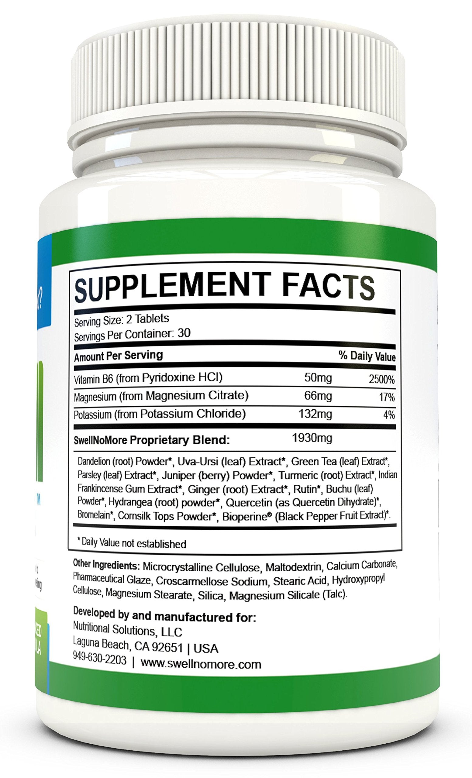SwellNoMore Pill Natural Diuretic Reduces Edema Swelling, Swollen Feet swell no more buy supplements canada