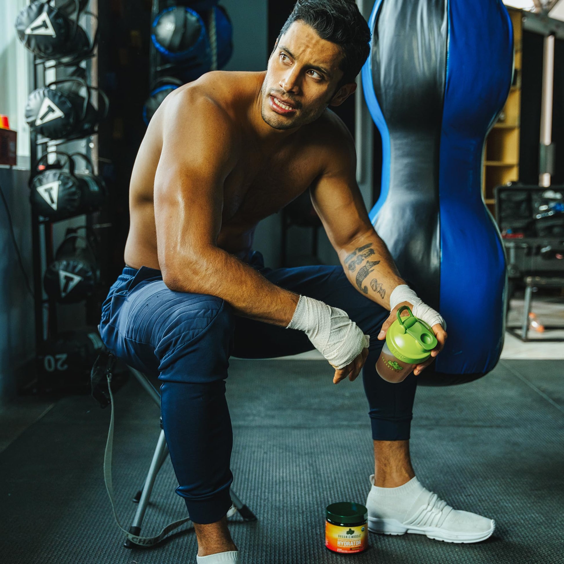Organic Muscle Hydrator | Natural Electrolyte Powder for Peak Performance & Recovery - Watermelon Flavor, 20 Servings Organic Muscle buy supplements canada