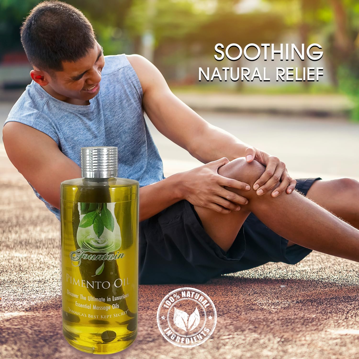 Fountain Pimento Oil 3.5oz for Natural Massage Therapy, Muscle Relief Oil Fountain buy supplements canada