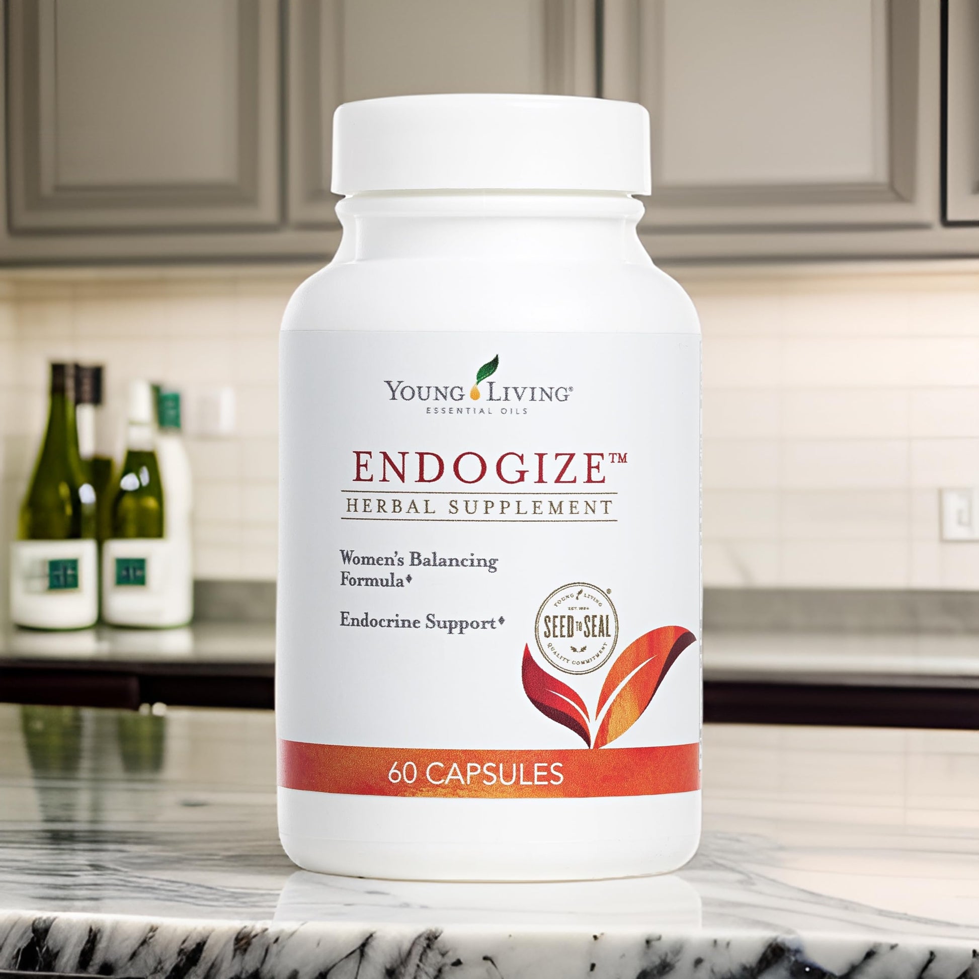 Young Living - EndoGize 60 Capsules | Hormonal Health & Endocrine System Support with Essential Oils | Daily Herbal Supplement for Women's Wellness & Balancing Formula Young Living buy supplements canada