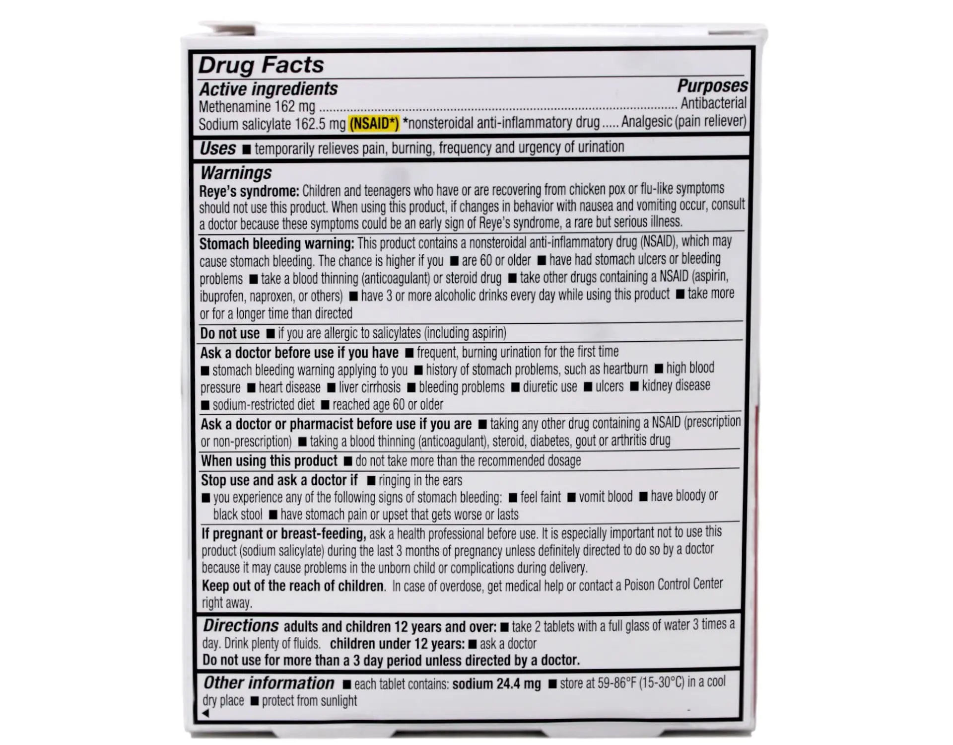 Cystex Plus Urinary Pain Relief Tablets 48 Tablets Cystex buy supplements canada