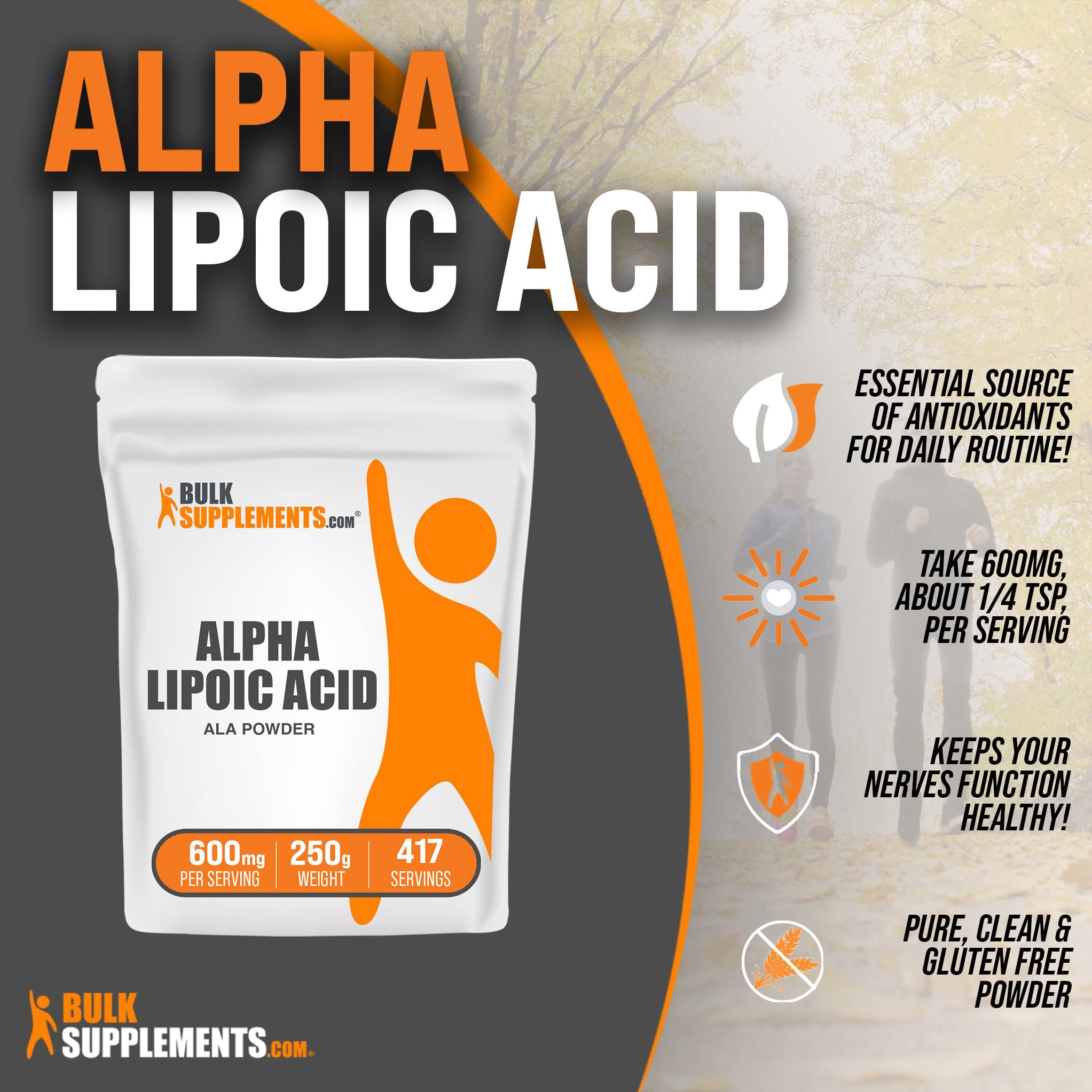 BULKSUPPLEMENTS.COM Alpha Lipoic Acid Powder - ALA Supplement, Alpha Lipoic BULKSUPPLEMENTS.COM buy supplements canada