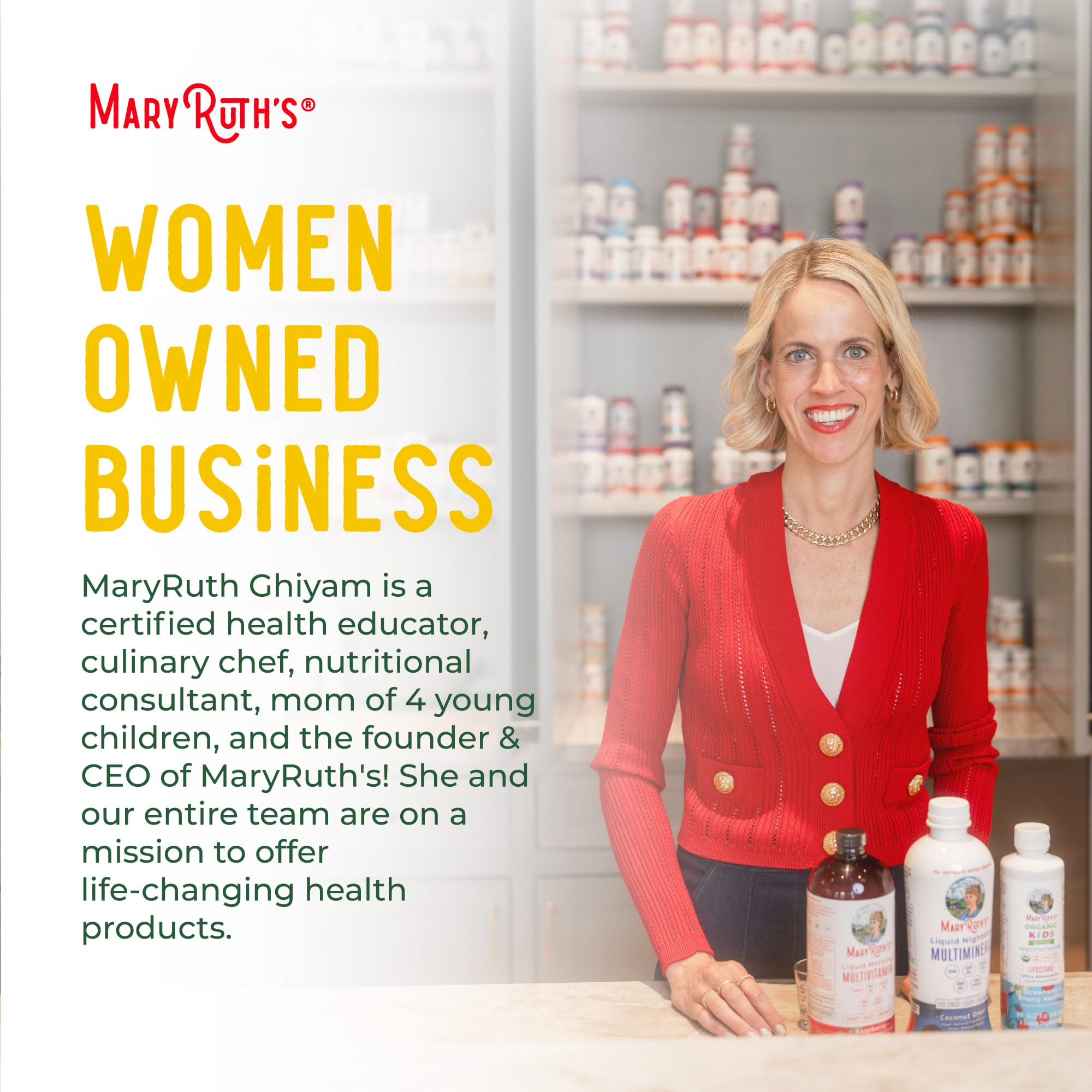 MaryRuth Organics Liquid Nighttime Multimineral | NO Melatonin | Magnesium Citrate | Calcium | Zinc | Vitamin D3| Available in 4 Flavors | Vegan | Sugar Free | Gluten Free | 32 Oz MARYRUTH'S buy supplements canada