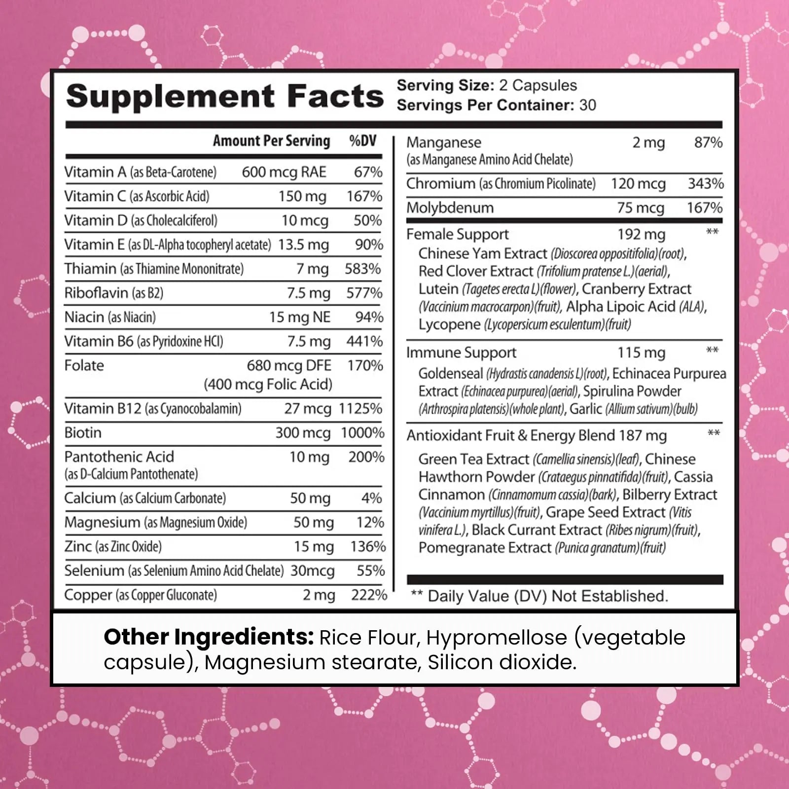 Women's Multivitamin – Complete Multivitamin for Women 50+ with Essential Vitamins A, B, C, D, E, Calcium & Iron – Supports Energy MAX FIT buy supplements canada