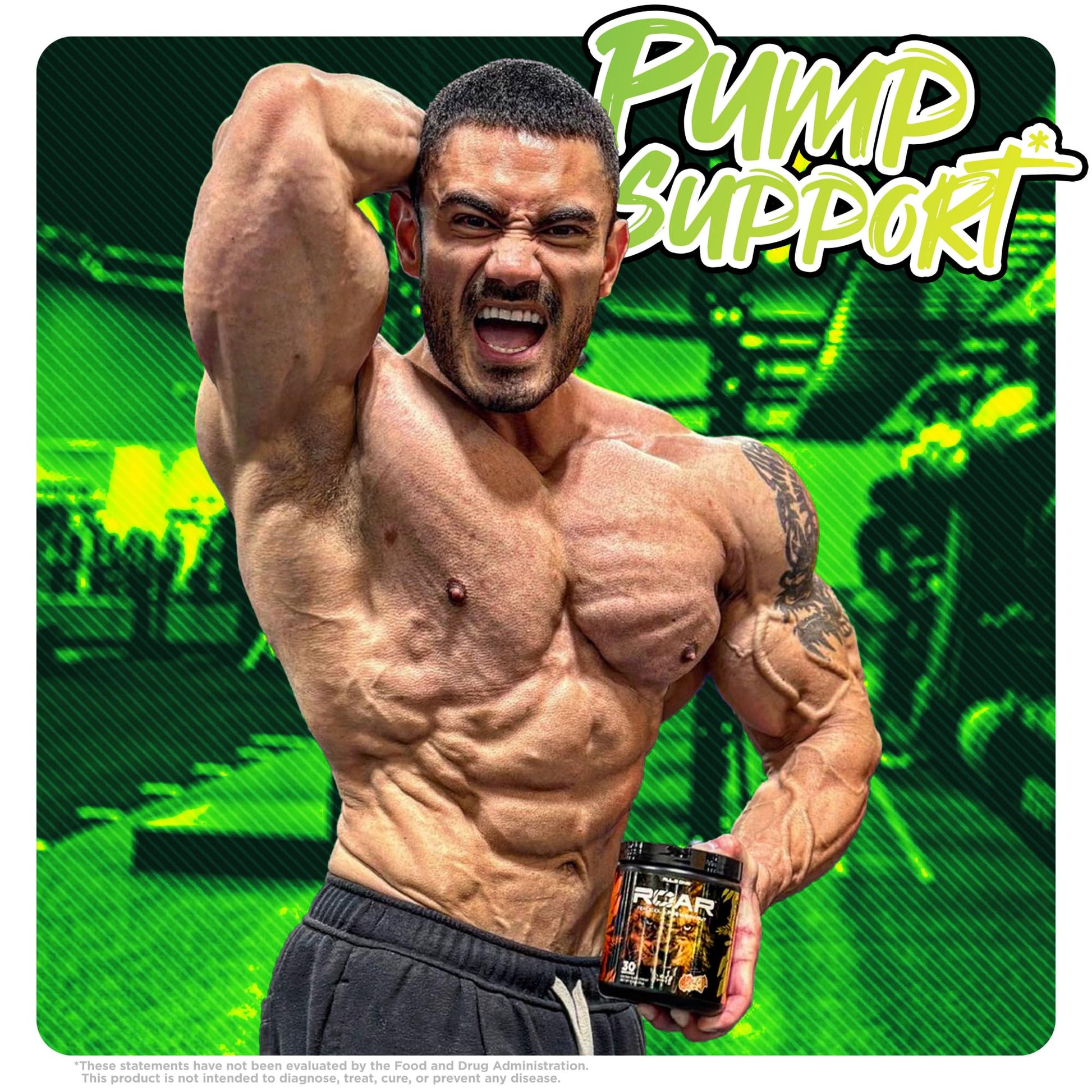 Rule 1 R1 Roar, Lemon Lime - 9.52 oz - Pre-Workout Powder - with Creatine, Beta-Alanine Rule 1 Proteins buy supplements canada
