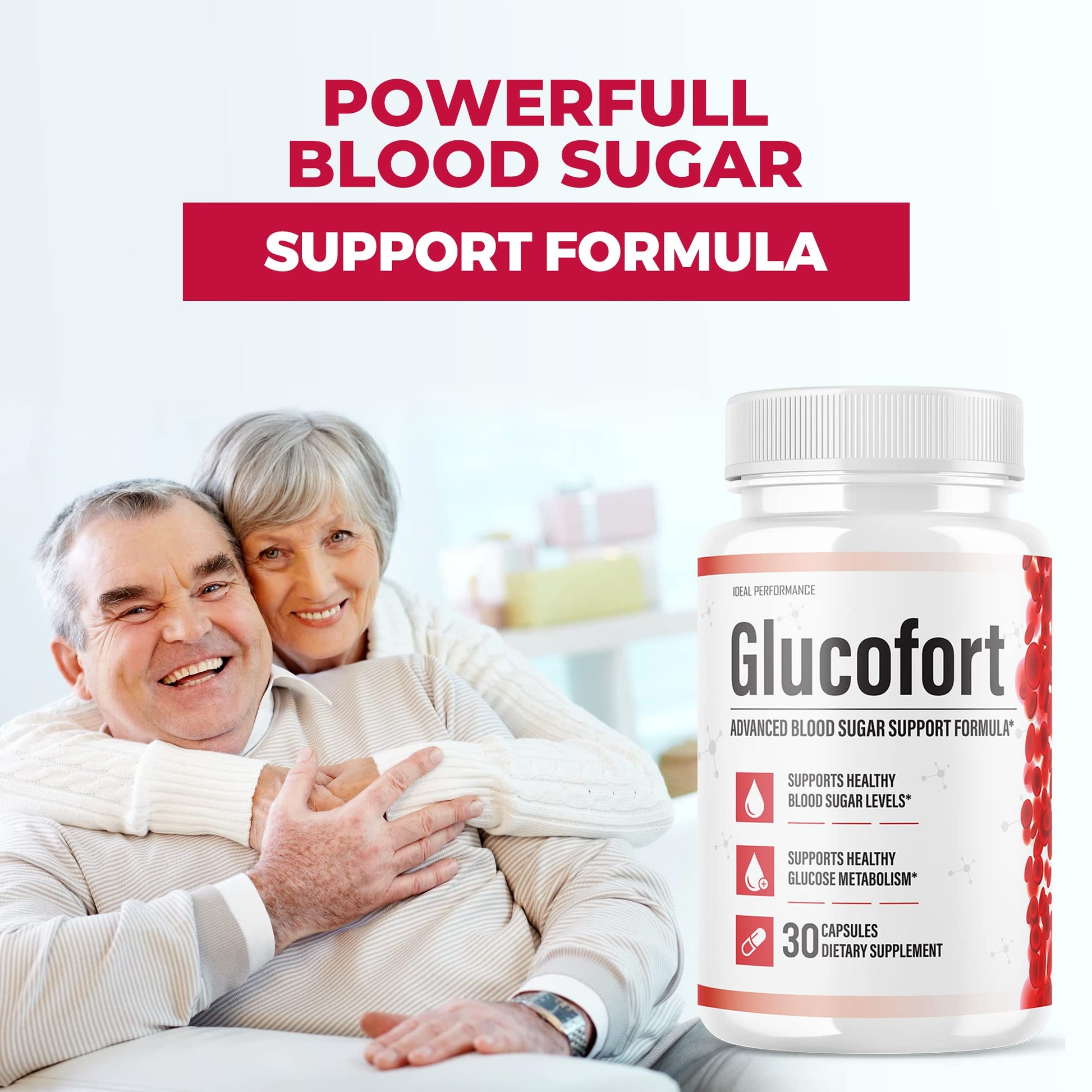 IDEAL PERFORMANCE (Official) Glucofort Supplement Support Formula (3 Pack) IDEAL PERFORMANCE buy supplements canada
