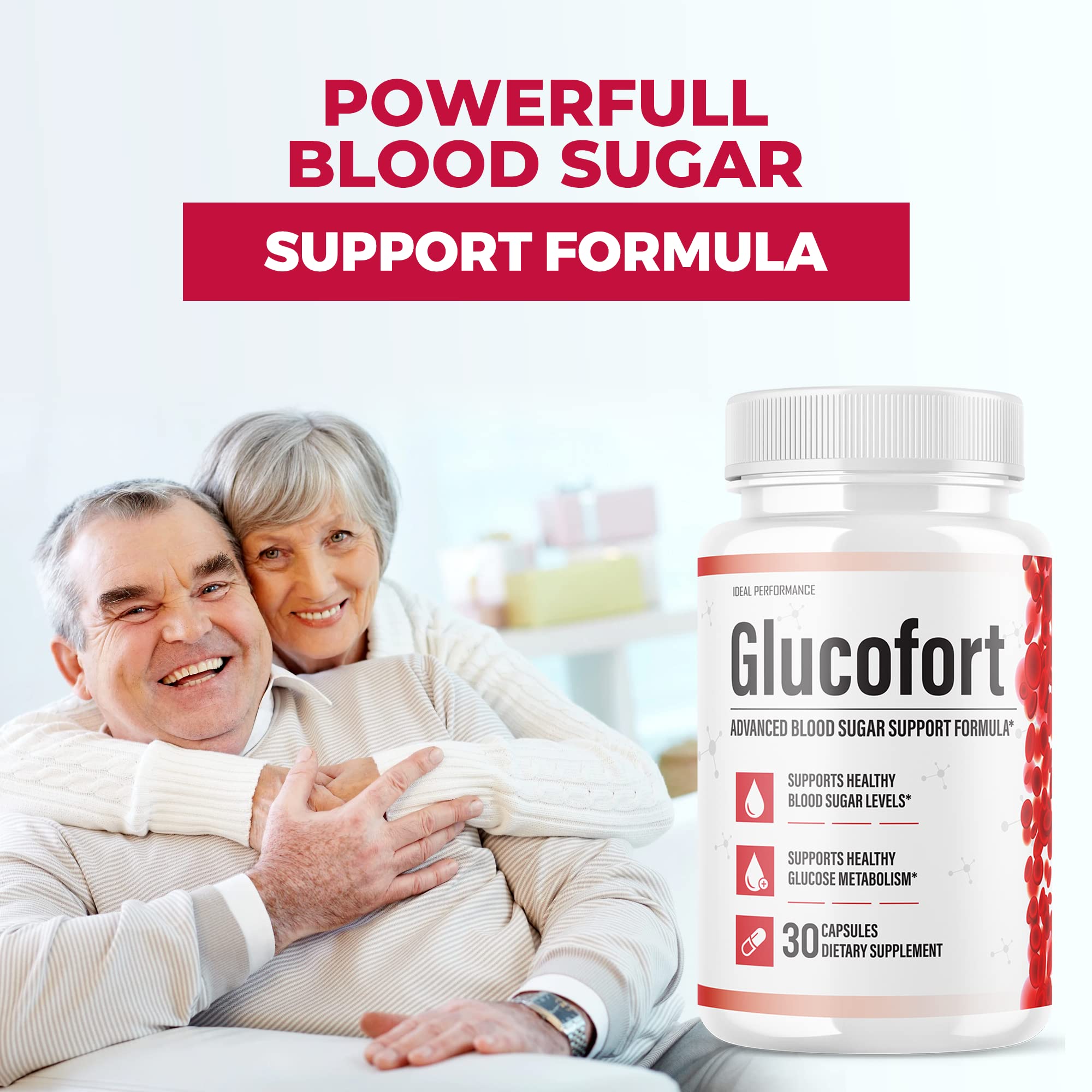 IDEAL PERFORMANCE (Official) Glucofort Supplement Support Formula (3 Pack) IDEAL PERFORMANCE buy supplements canada