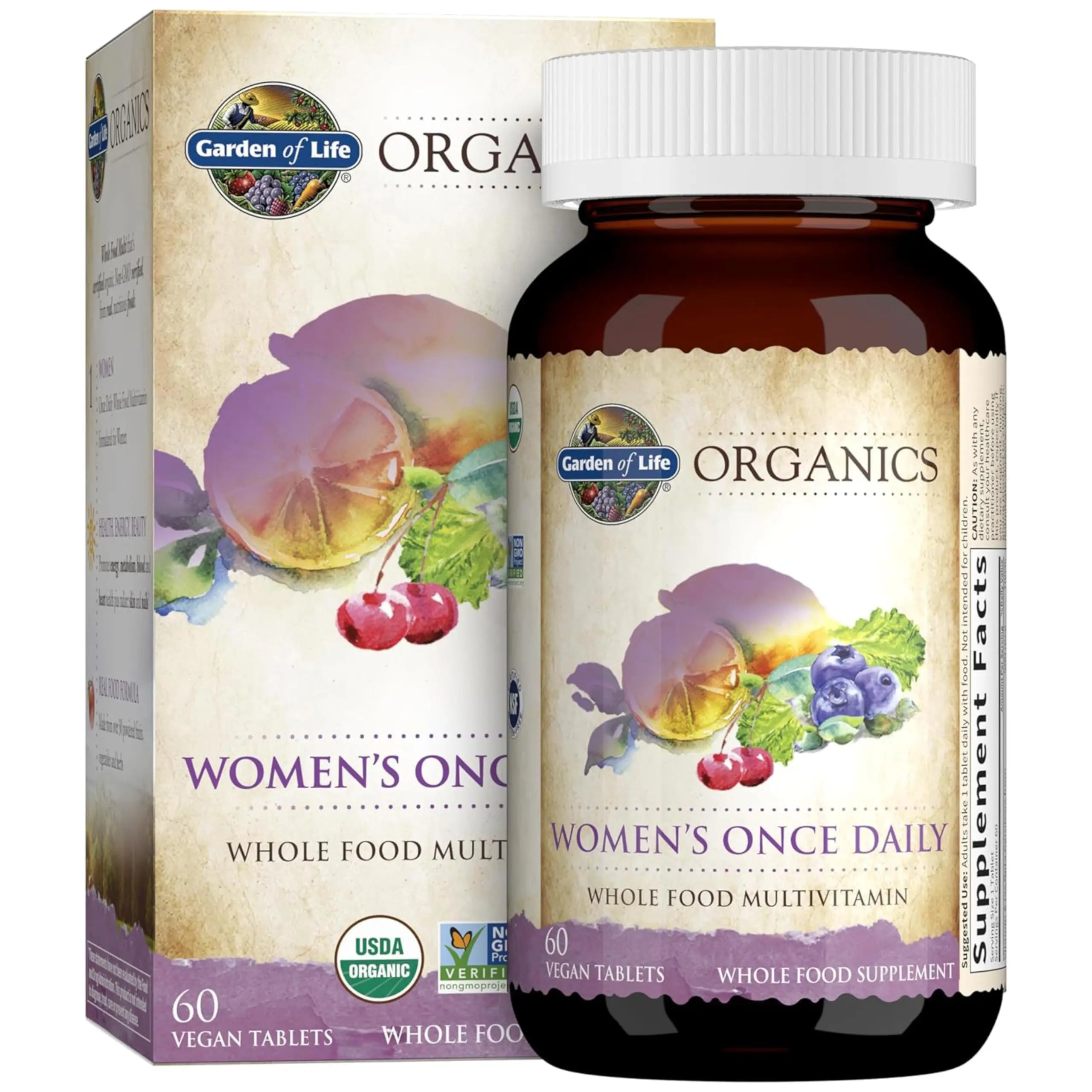 Garden of Life Organics Multivitamin for Women - Women's Once Daily Multi - Whole Food Multi with Iron,Biotin,Vegan Organic Womens Multivitamin Garden of Life buy supplements canada