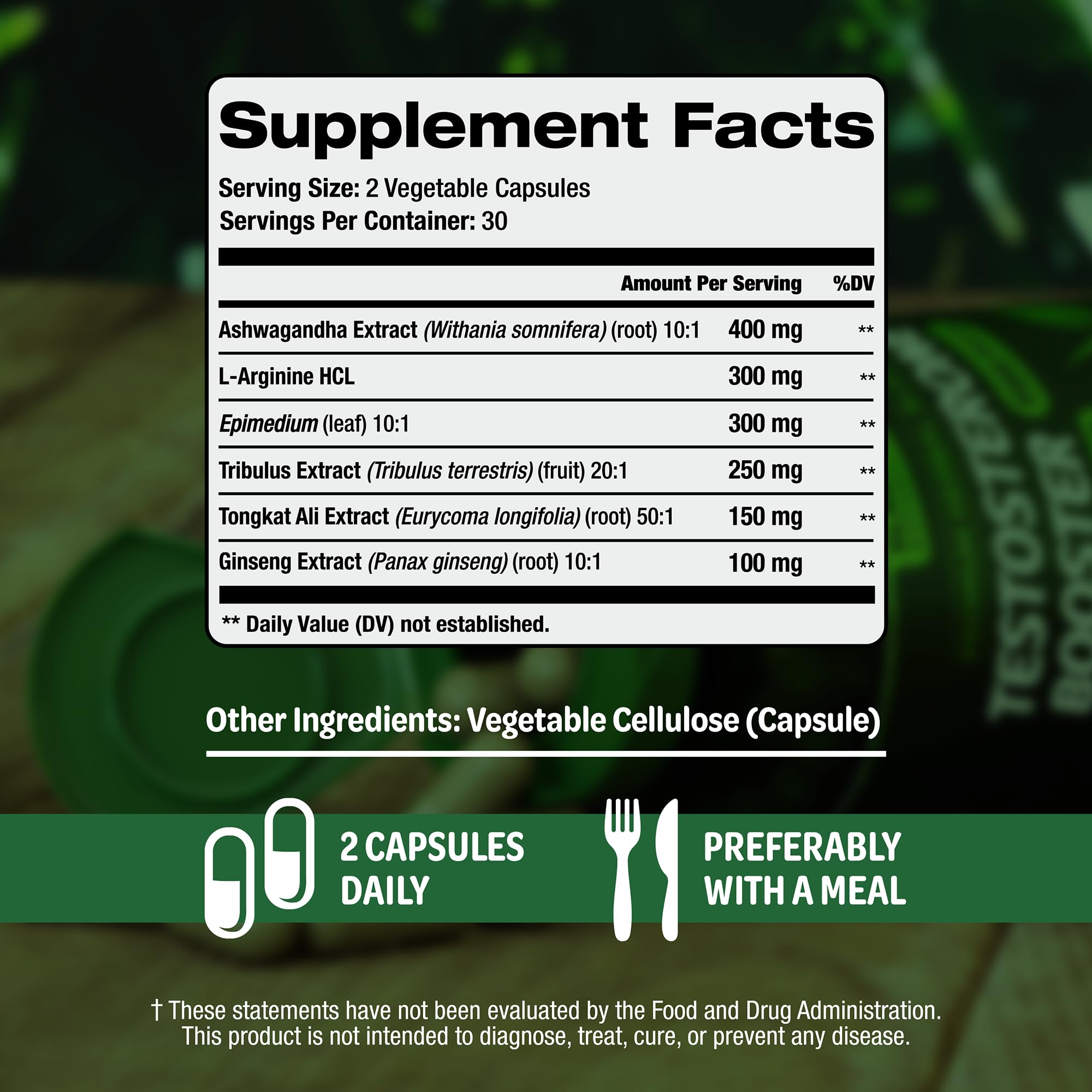 Testosterone Booster Supplement for Men - Male Enhancing Test Boost - Ashwagandha, L-Arginine, Tongkat Ali, Tribulus + More - Workout, Build Muscle, Strength, Energy & Performance - 2 Month Supply SLADAK NATURALS ㅤ buy supplements canada