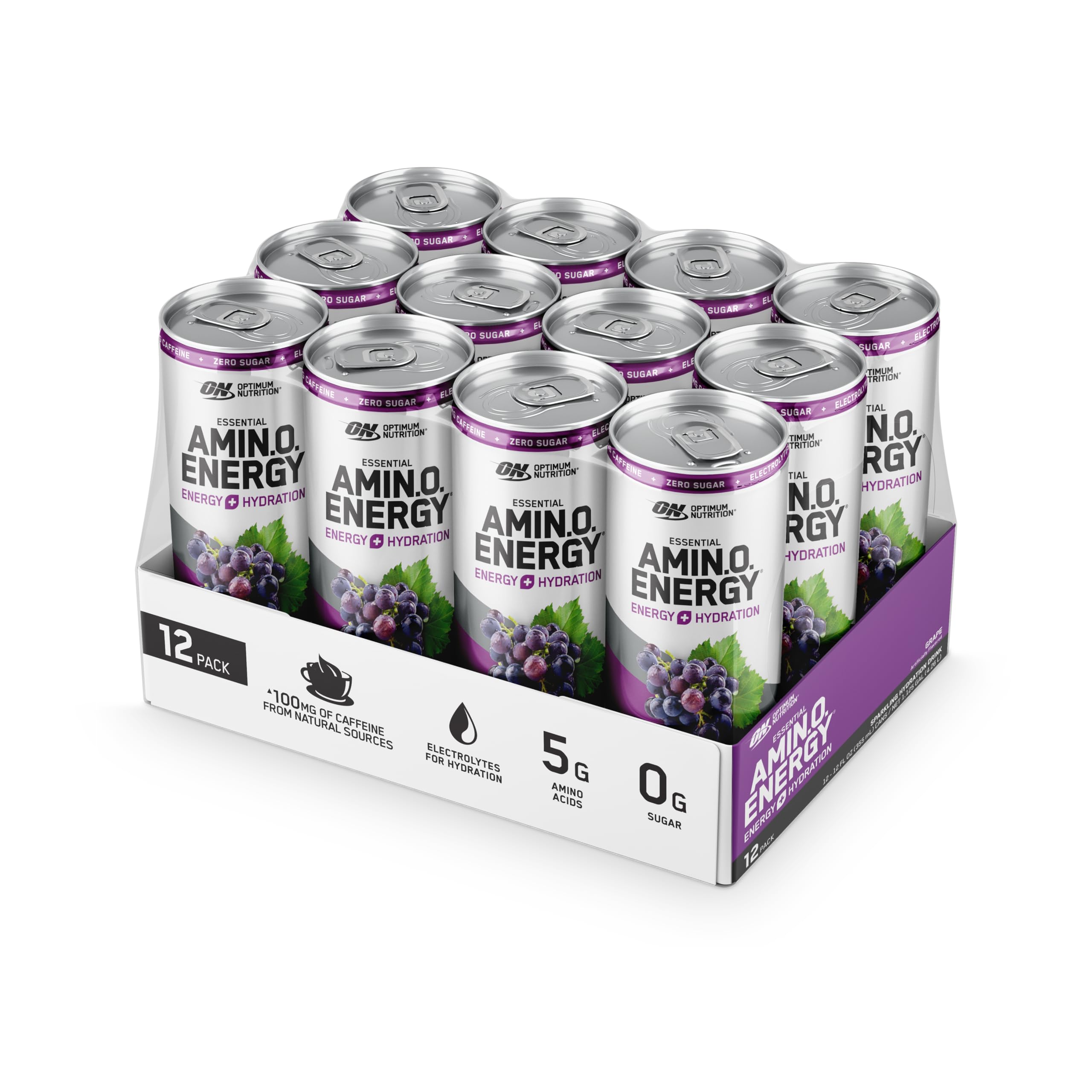 Optimum Nutrition Amino Energy Sparkling Hydration Drink, Electrolytes, Caffeine Optimum Nutrition buy supplements canada