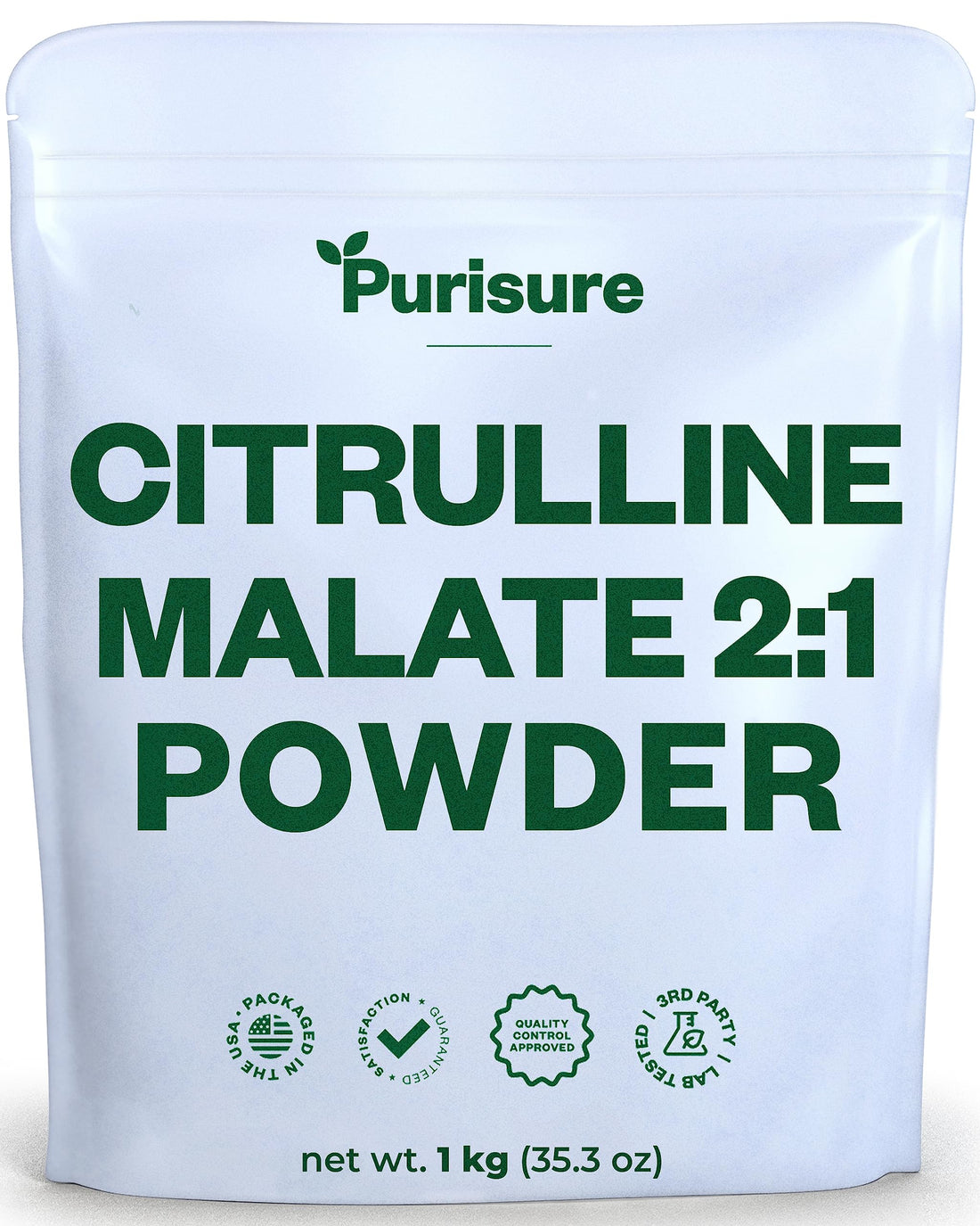 Purisure Citrulline Malate 2:1 Powder, 1 kg, Citrulline Supplement and Citrulline Nitrate Purisure buy supplements canada
