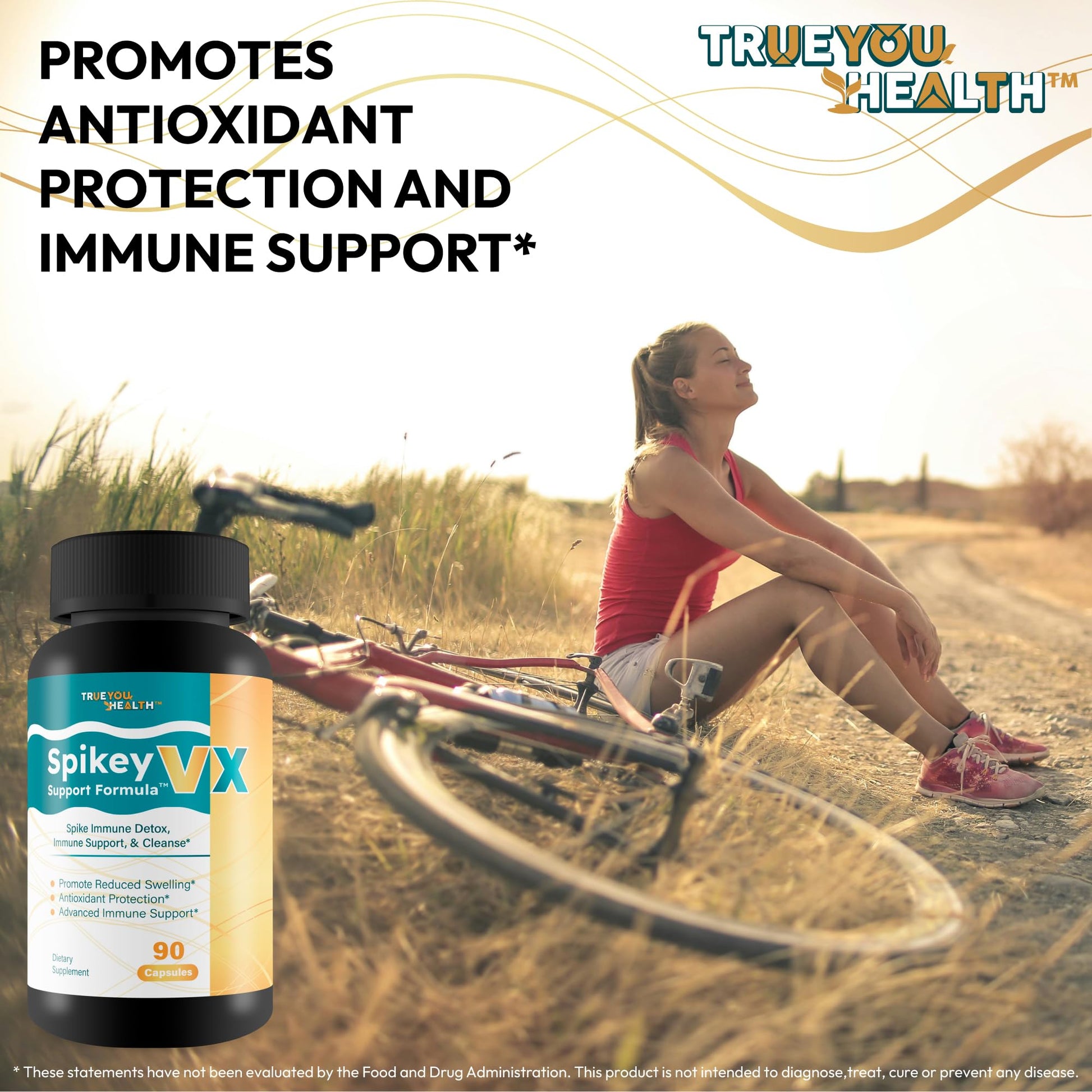 True You Health Spikey VX Support Formula - Our Best Spike Support Formula for Immune System Detox - Daily Zinc Immunity Capsules Vitamin C Immune Boost - Feel The Wellness Spike Detox The Wellness True You Health buy supplements canada