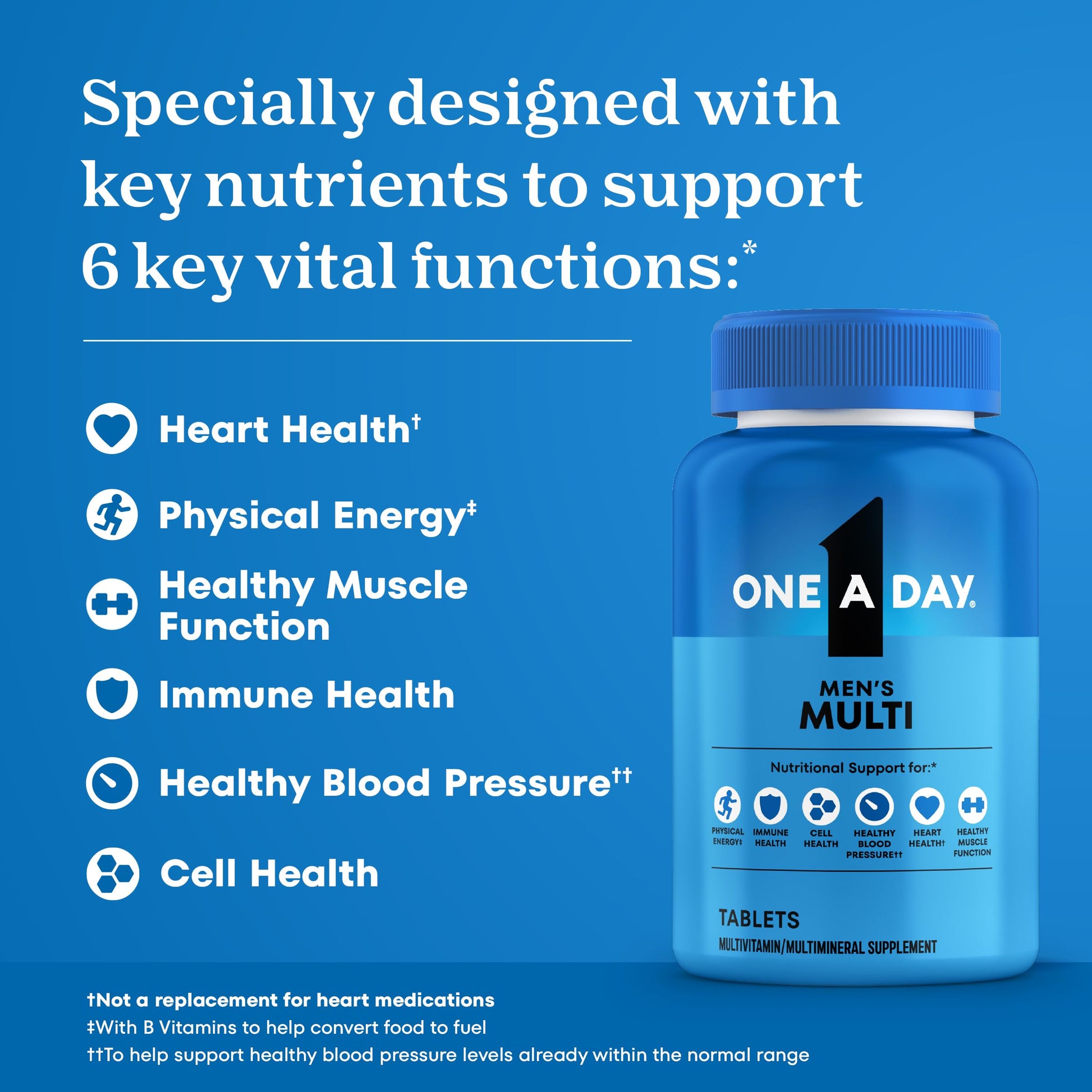 One A Day Multivitamin for Men - Daily Mens Multivitamins with Vitamin D, Zinc, Folic Acid, and B Vitamins, Physical Energy Support, 200 Count ONE A DAY buy supplements canada