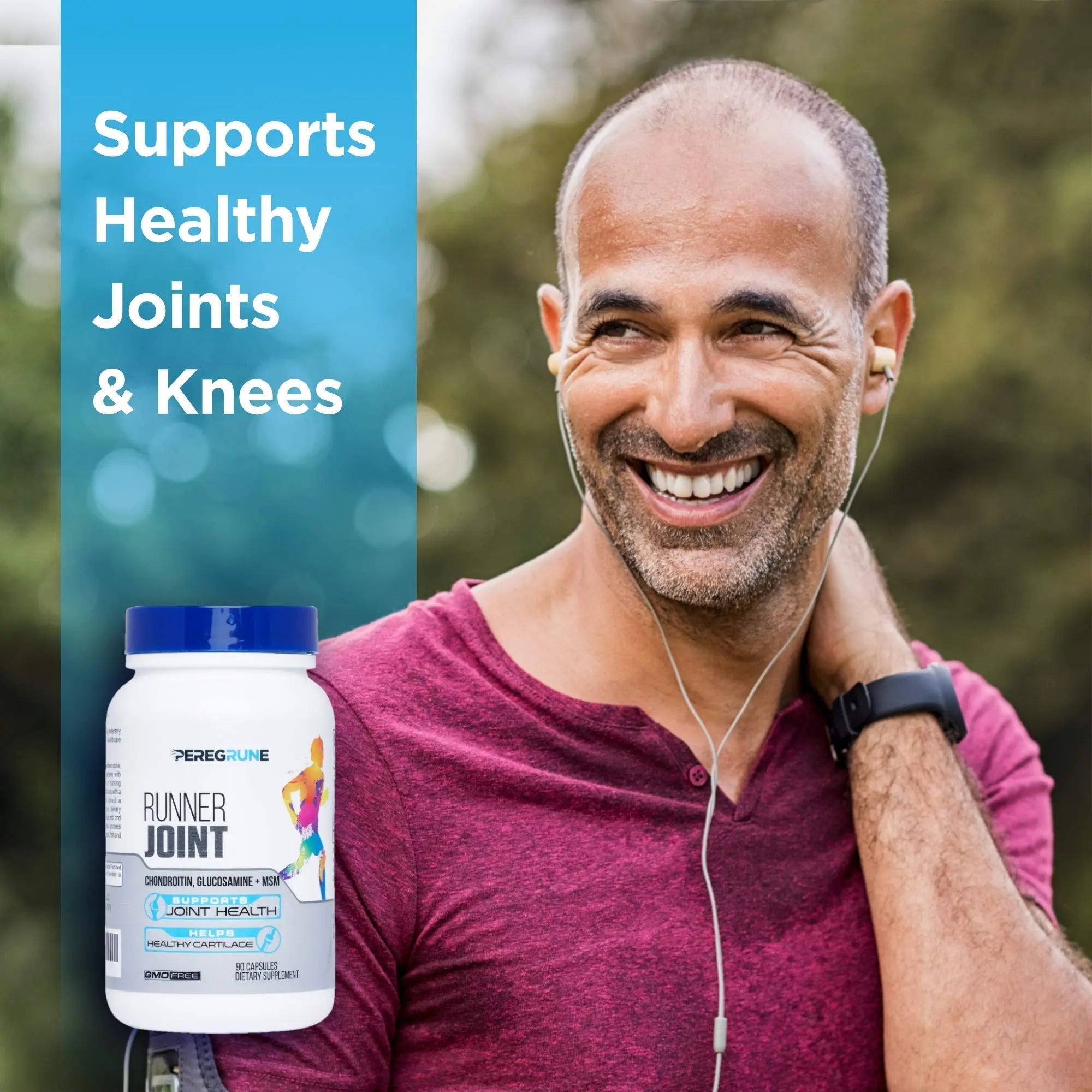 PEREGRUNE Runner Multivitamin & Joint Support Supplement | Antioxidants, Complete B-Complex & Probiotics to Support Energy PEREGRUNE buy supplements canada