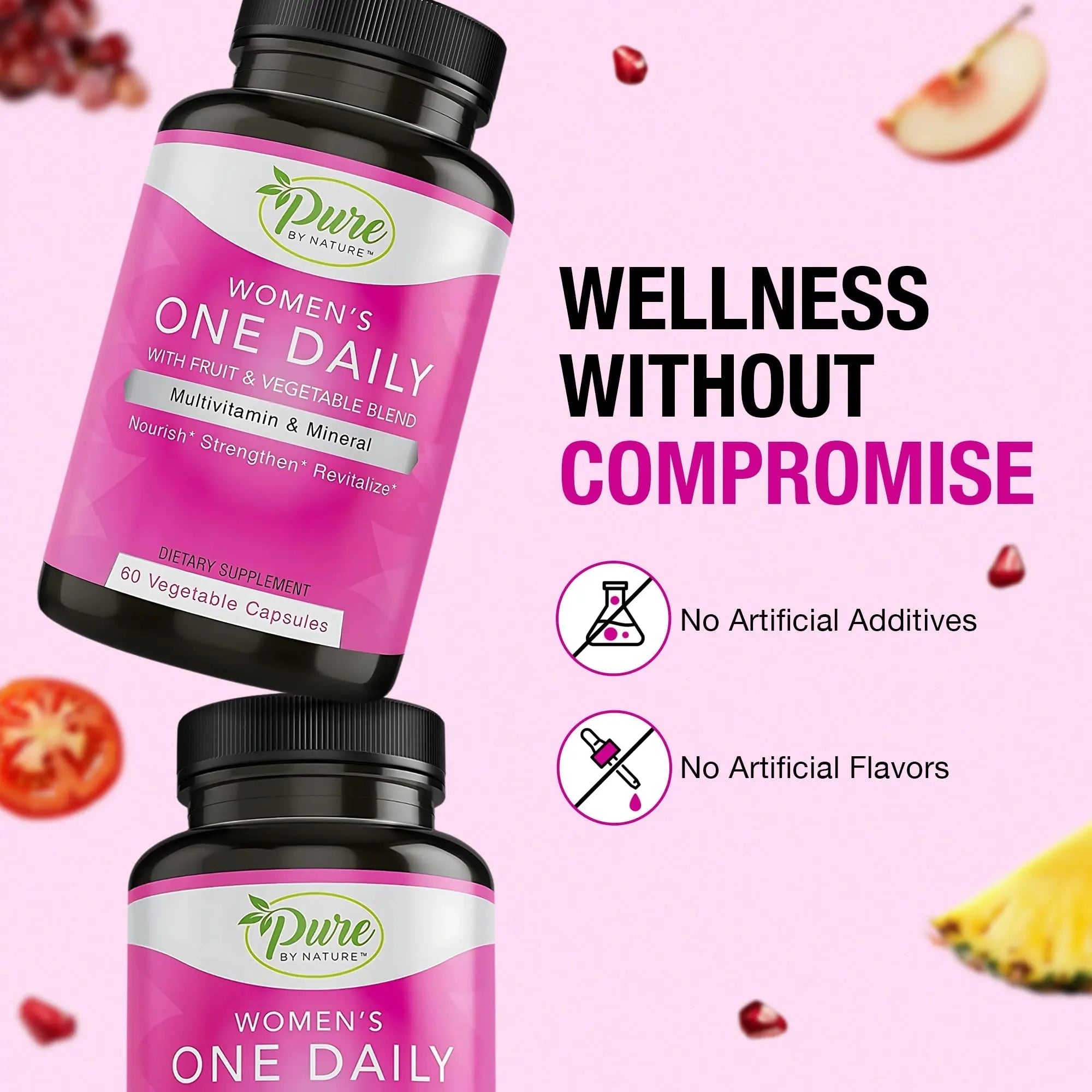 Pure By Nature One-Daily Multi-Vitamin for Women, 60 Count Pure By Nature buy supplements canada