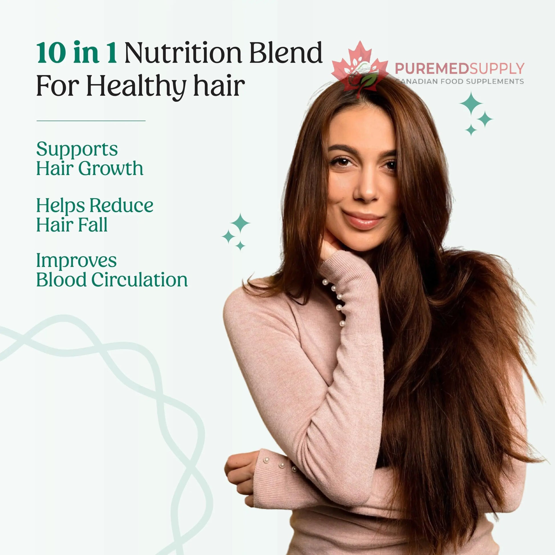 Glosense Hair You Glo – Plant-Based Biotin Supplement | Hair Growth Drink | Natural Hair Vitamins Powder with Amla, Sea Buckthorn, Gotu Kola | No Added Sugar, No Added Flavours | 30 Servings Glosense buy supplements canada