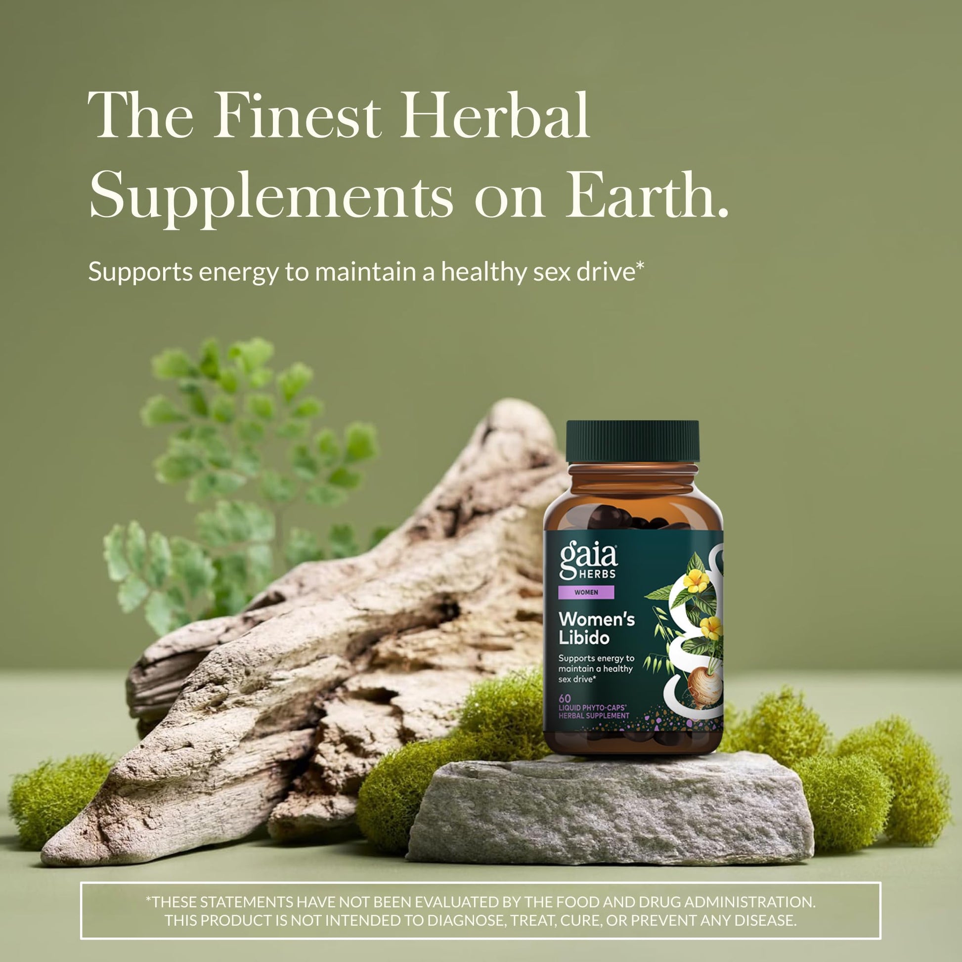 Gaia Herbs Womens Libido - Supports Energy to Maintain Healthy Libido* - with Tribulus & Horny Goat Weed - 60 Vegan Liquid Phyto-Caps (60 Servings) Gaia Herbs buy supplements canada