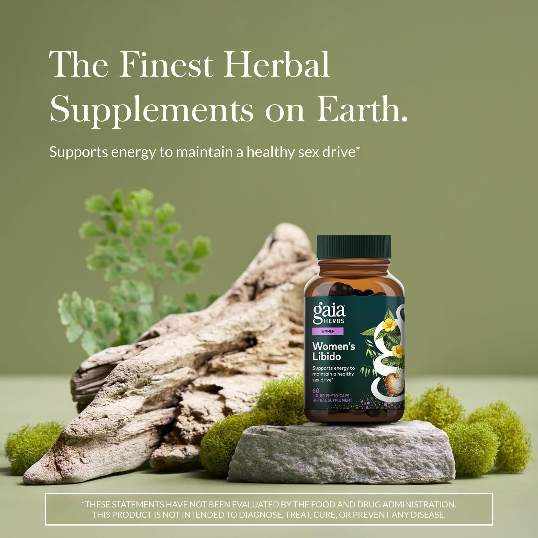 Gaia Herbs Womens Libido - Supports Energy to Maintain Healthy Libido* - with Tribulus & Horny Goat Weed - 60 Vegan Liquid Phyto-Caps (60 Servings) Gaia Herbs buy supplements canada
