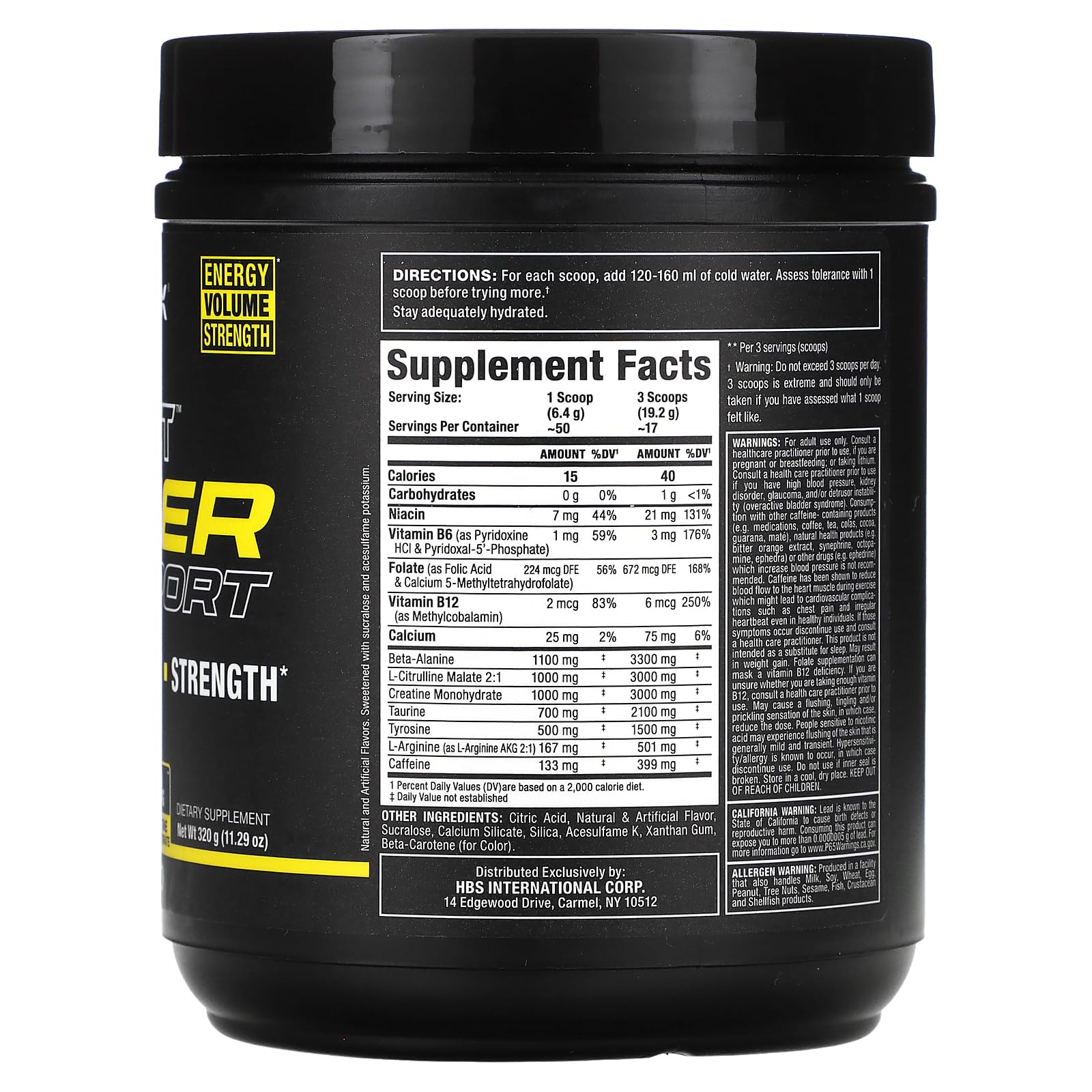 Allmax IGNITER SPORT Peach Mango (320g) Allmax buy supplements canada