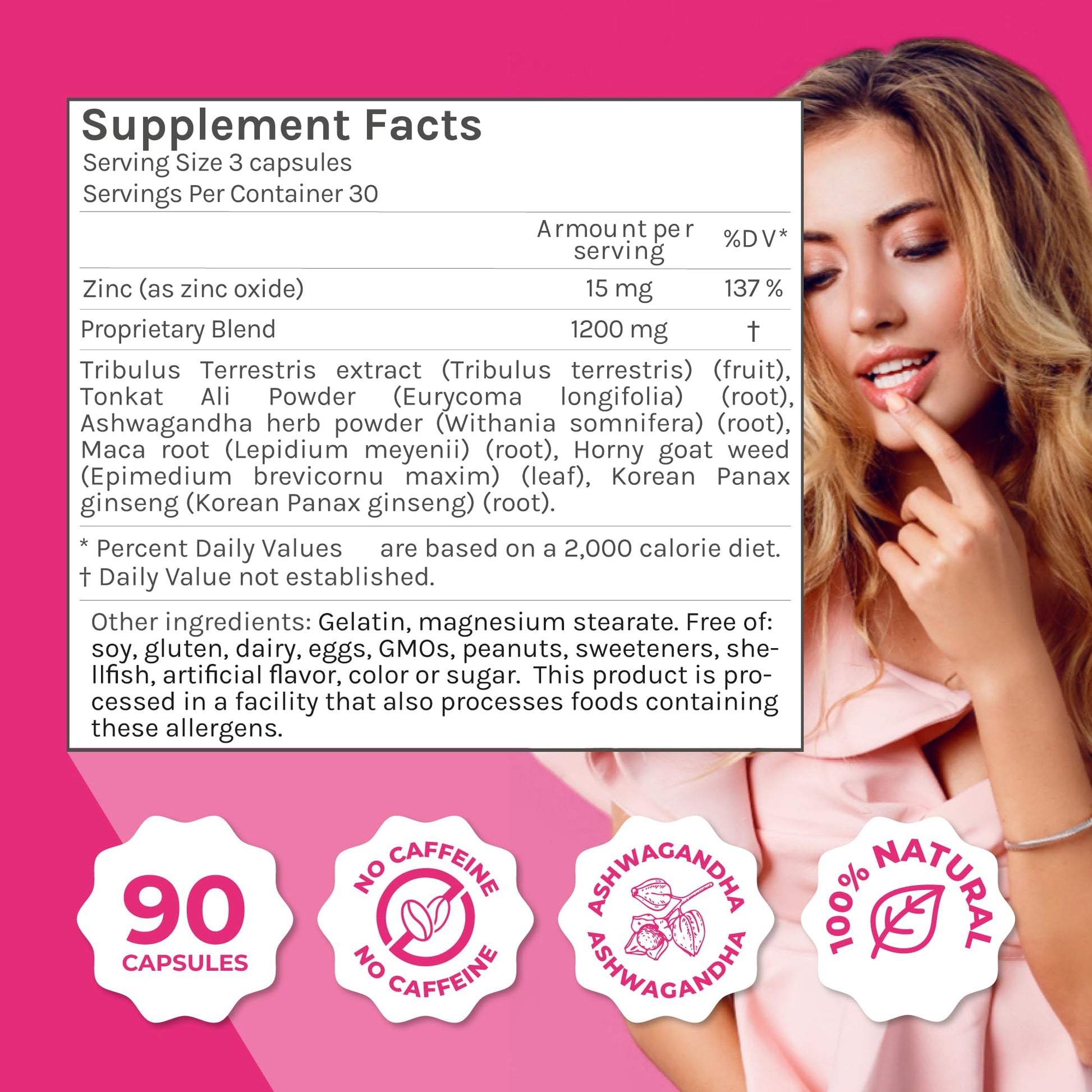 ZENZSUAL Libizenzs – Plant-Based Energy Support Supplement for Women – Caffeine-Free with Maca Root, Ashwagandha & Ginseng – Supports Daily Stamina, Focus & Well-Being – 90 Vegan Capsules ZENZSUAL buy supplements canada