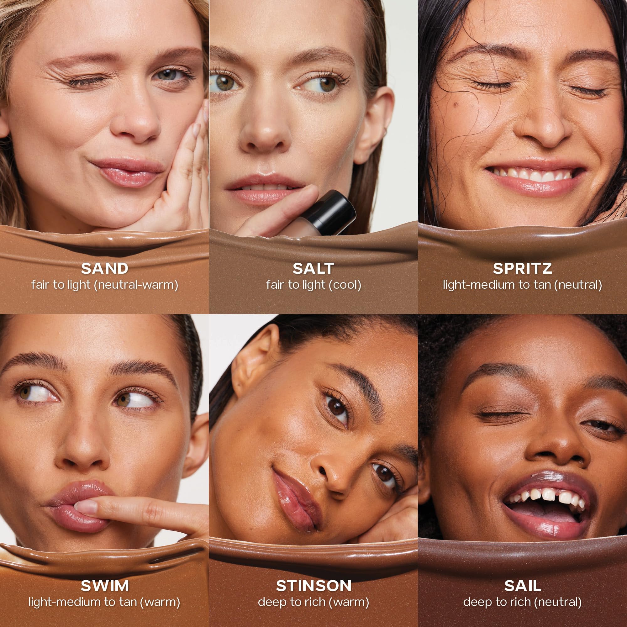 Saie Dew Bronze - Hydrating Liquid Bronzer Stick For a Sun Kissed Glow - Liquid Contour Stick Infused with Nourishing Skin Care Ingredients - Sculpted Face Makeup Essential - Sand (0.4 oz) Saie buy supplements canada