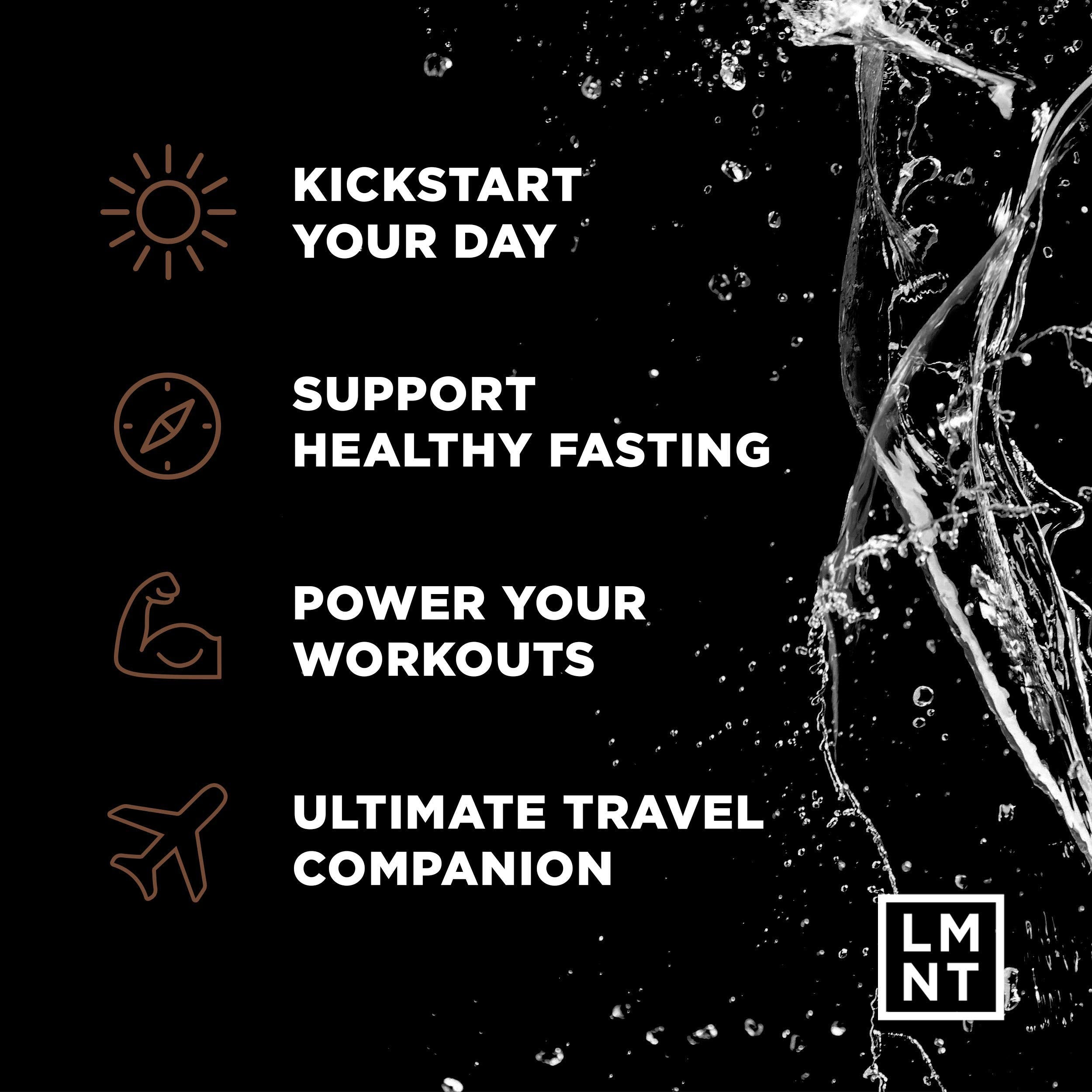 LMNT Zero-Sugar Electrolytes - Hot Chocolate Salt - Hydration Powder Packets Drink LMNT buy supplements canada