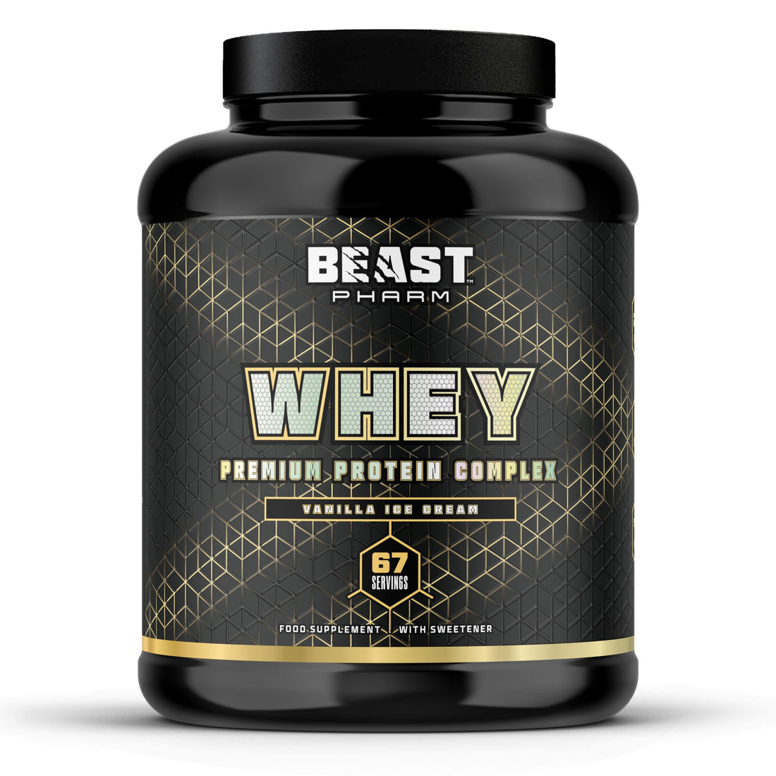 Beast Pharm | WHEY Protein Powder | 2.01kg/67 Servings | Vanilla Ice Cream Beast Pharm buy supplements canada