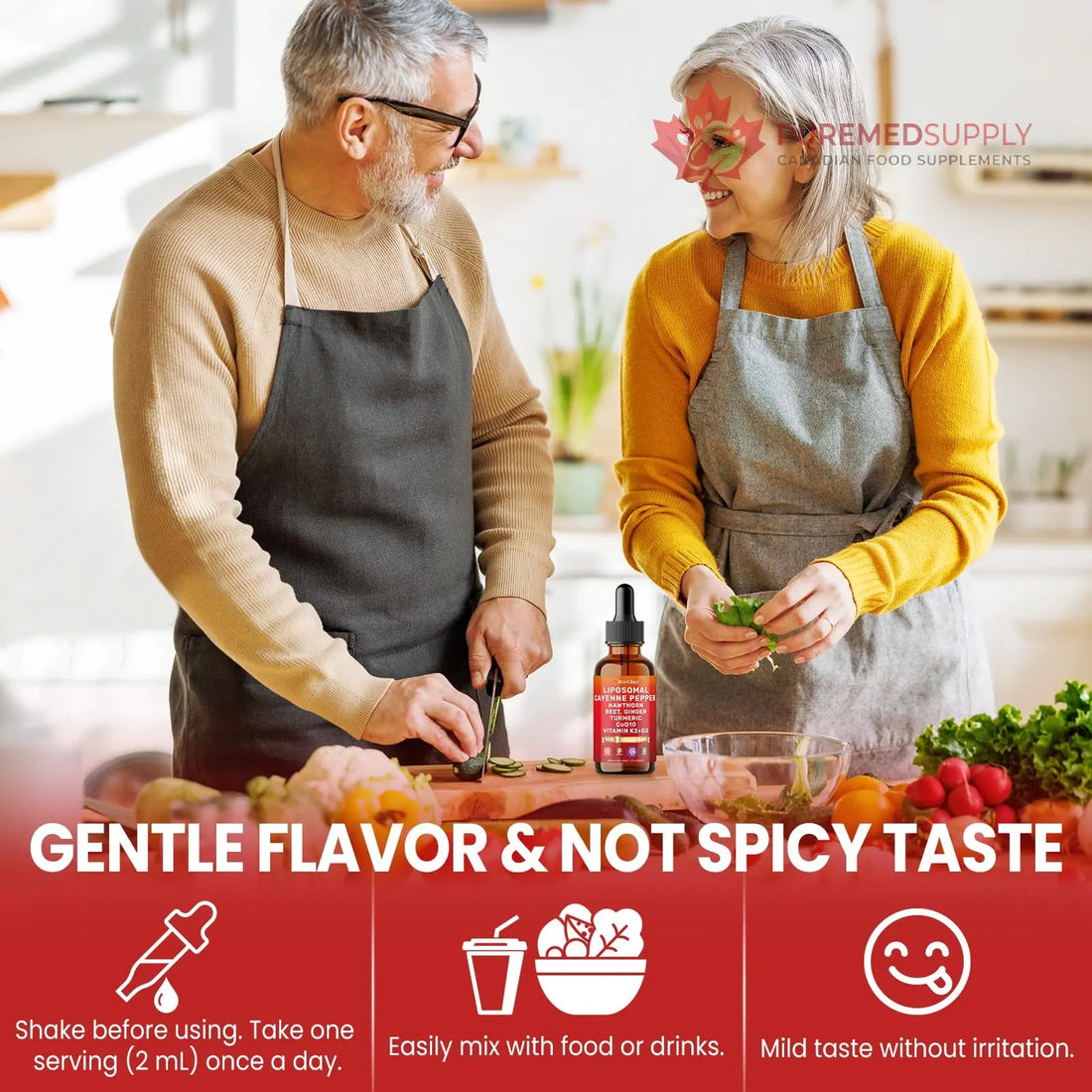Cayenne Pepper Drops Liposomal Supplement Liquid + Hawthorn Berry, Vitamin D3 K2 Beet Root Powder, Ceylon Cinnamon, CoQ10, Turmeric Curcumin, Cayenne Pepper Extract - 2oz HevChay buy supplements canada