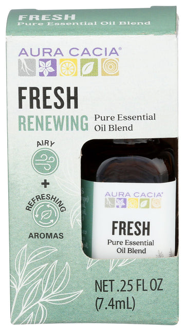 AURA CACIA Fresh Essential Oil Blend, 0.25 FZ Aura Cacia buy supplements canada