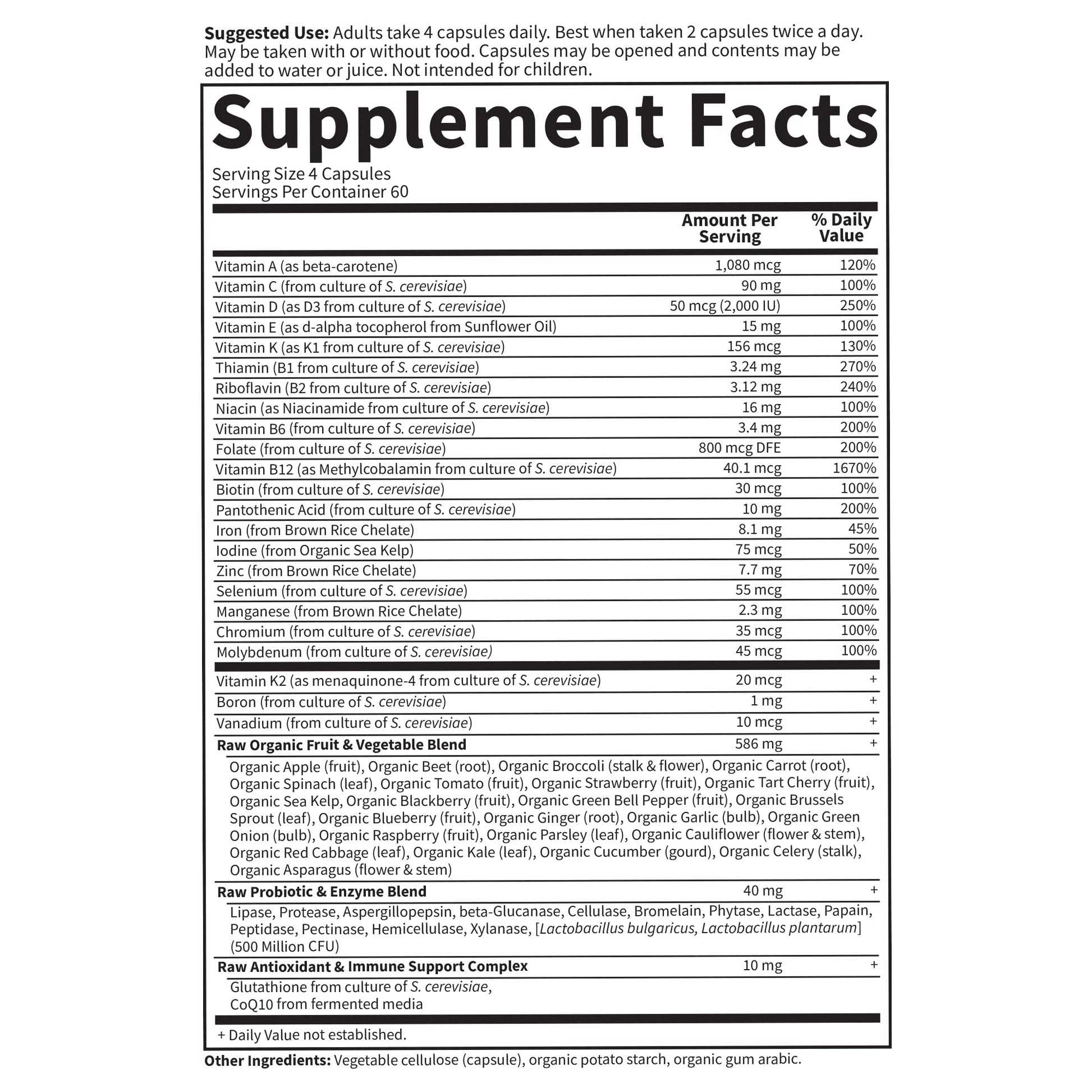 Garden of Life Multivitamin for Women, Vitamin Code Women's Multi - Whole Food Womens Multi Vitamins, Iron, Folate not Folic Acid, Vitamin A and Probiotics Garden of Life buy supplements canada