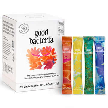 Good Bacteria Rotating Synbiotic - 1 Month Supply - Weekly Rotating Prebiotics, Probiotics & Postbiotics System, Vegan, No Fillers, No Refrigeration - Good Bacteria buy supplements canada