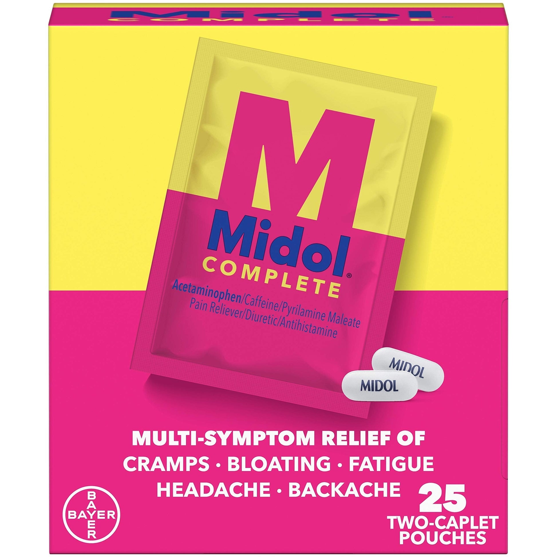 Midol Complete Caplets with Acetaminophen for Menstrual Symptom Relief - 50 Count Midol buy supplements canada