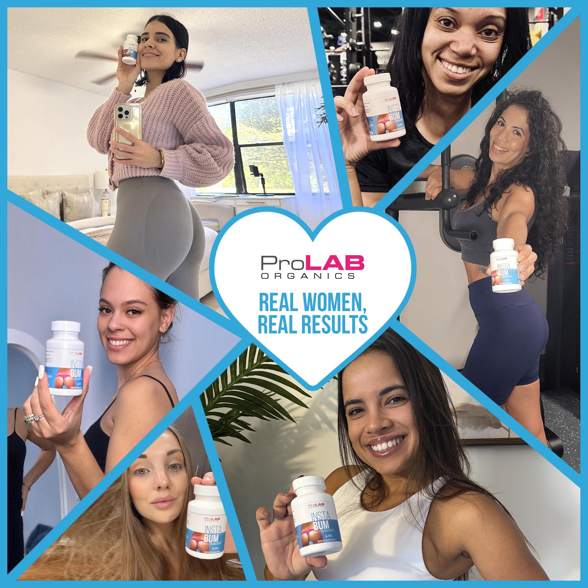 ProLab Organics InstaBum Bum Enhancement Pills – Lift, Shape, and Fill Glutes – Fast Growth for Bigger Butt and Hips – No Gummies. Visible Results in 1-2 Weeks ProLab Organics buy supplements canada