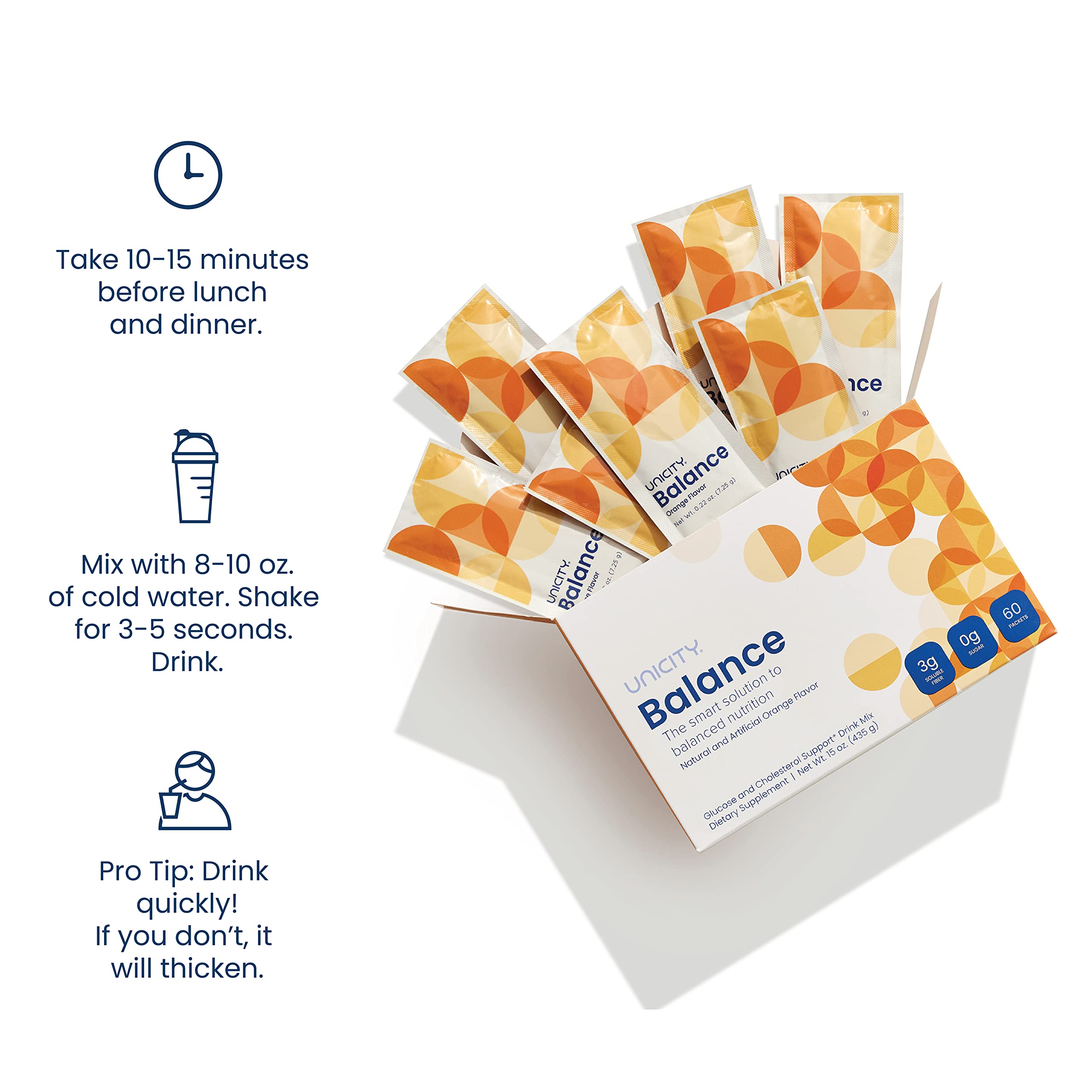 UNICITY BALANCE ORANGE - Stay Full Longer by Slowing Carbohydrate Absorption Unicity buy supplements canada