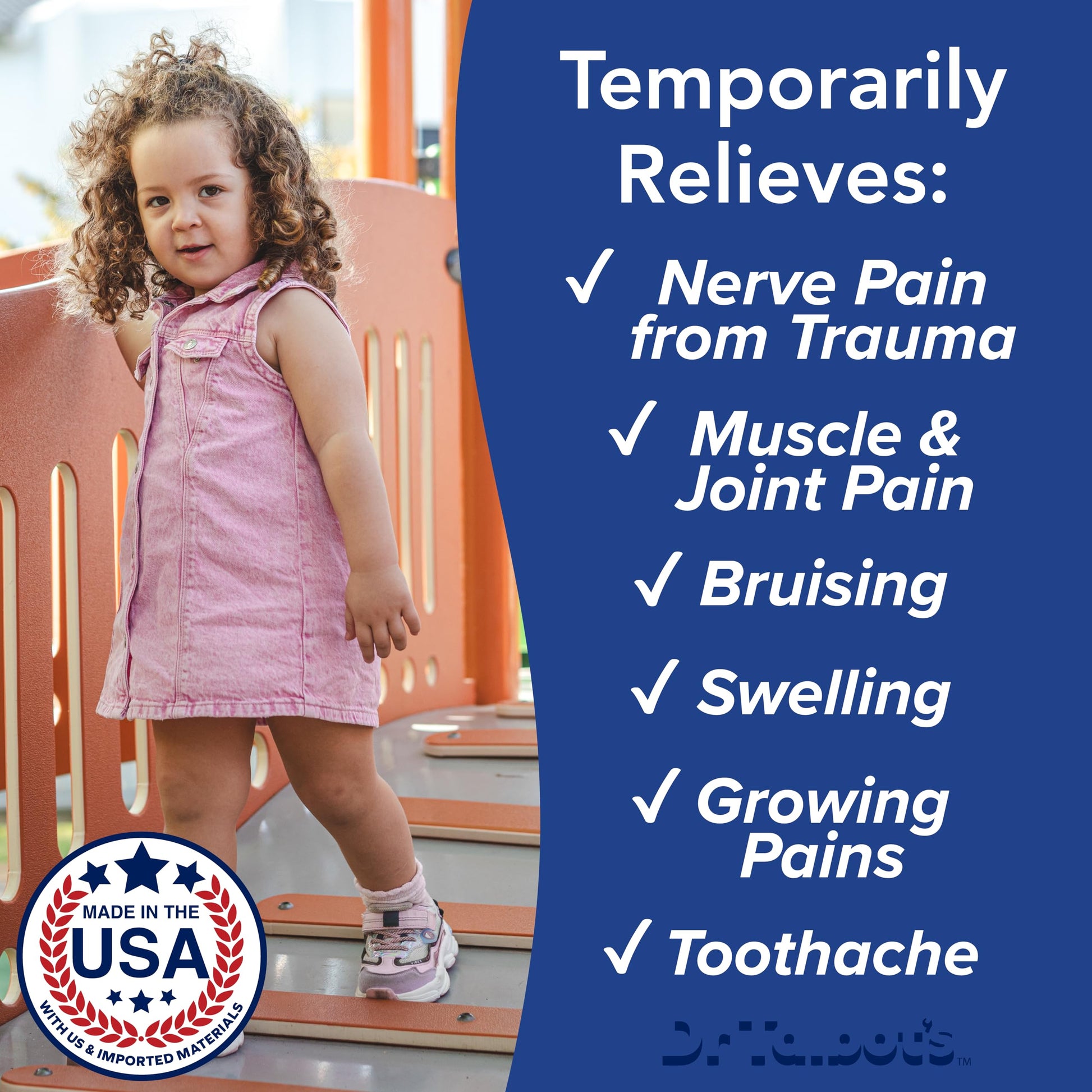Dr. Talbot's Pain + Inflammation Relief Liquid Medicine for Children, Includes Dosage Cup, Grape Juice Flavor, 4 Fl Oz (Packaging May Vary) Dr. Talbot's buy supplements canada