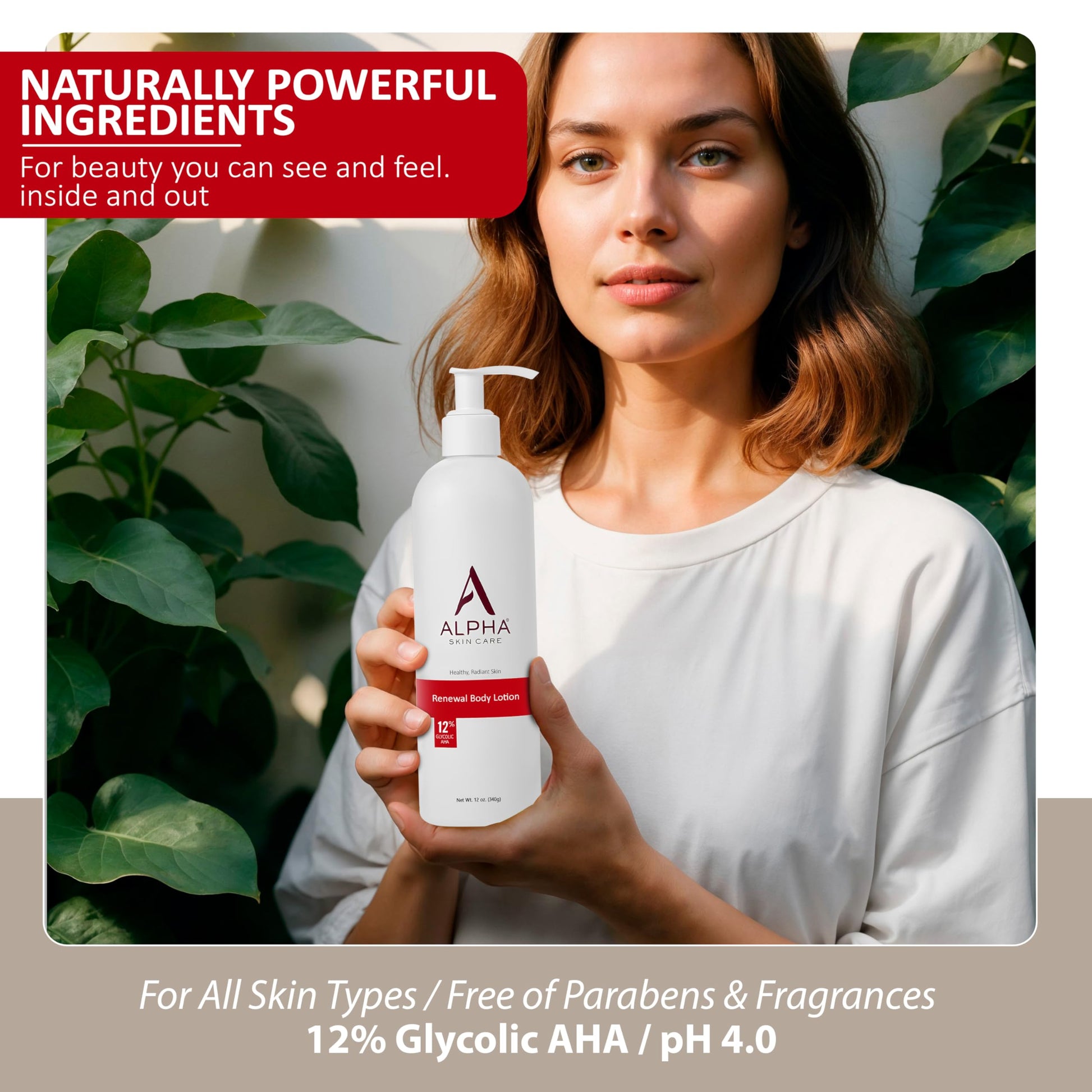 Alpha Skin Care Revitalizing Body Lotion, 12% Glycolic AHA, Simple & Effective Daily Moisturizer with Alpha Hydroxy Acid Alpha buy supplements canada